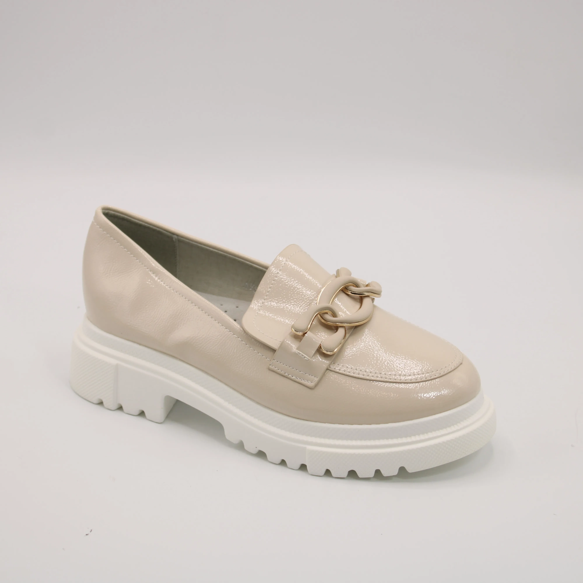 Детские туфли бежевого цвета МИКАСА BS06-1596