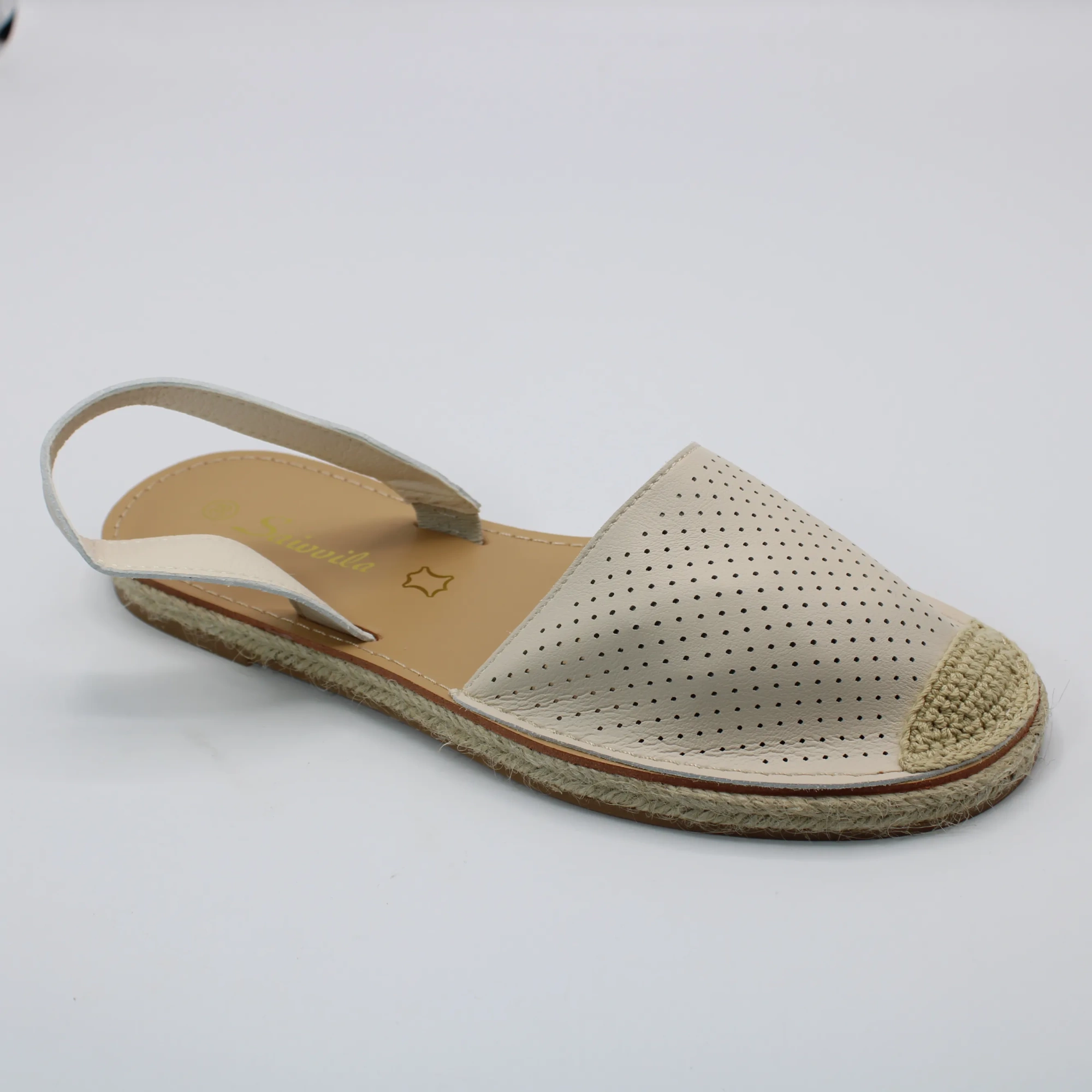 Женские летние босоножки бежевого цвета SAIVVILA BS02-709