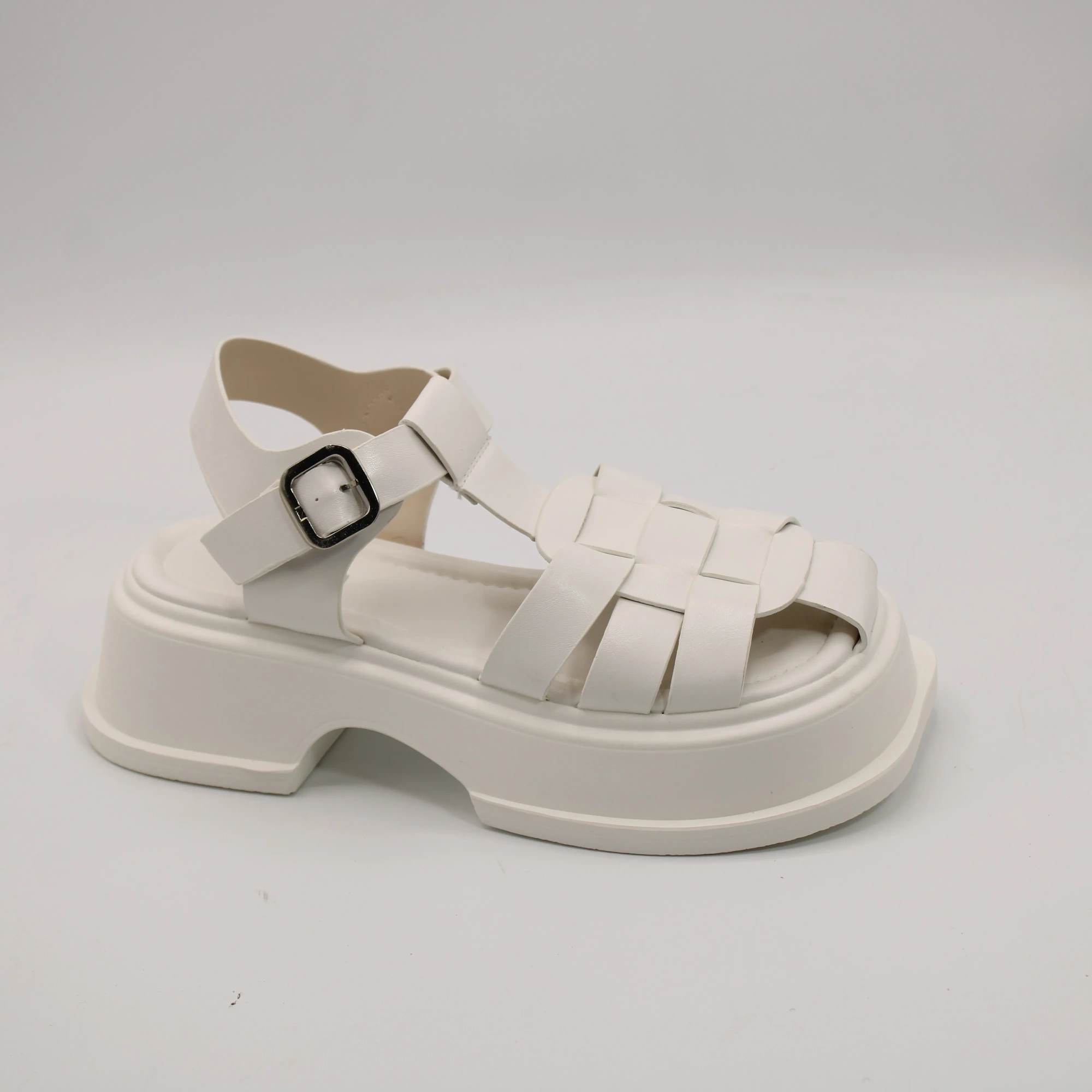 Женские босоножки белого цвета белого цвета PURLINA BS02-1689