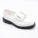Женские весенние туфли белого цвета AIMOSI BS02-1102