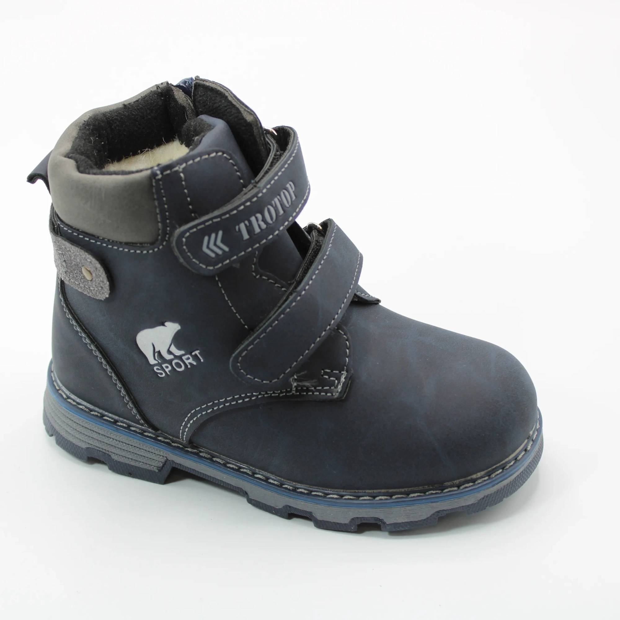 Детские зимние ботинки синего цвета М.МИЧИ BS03-2437