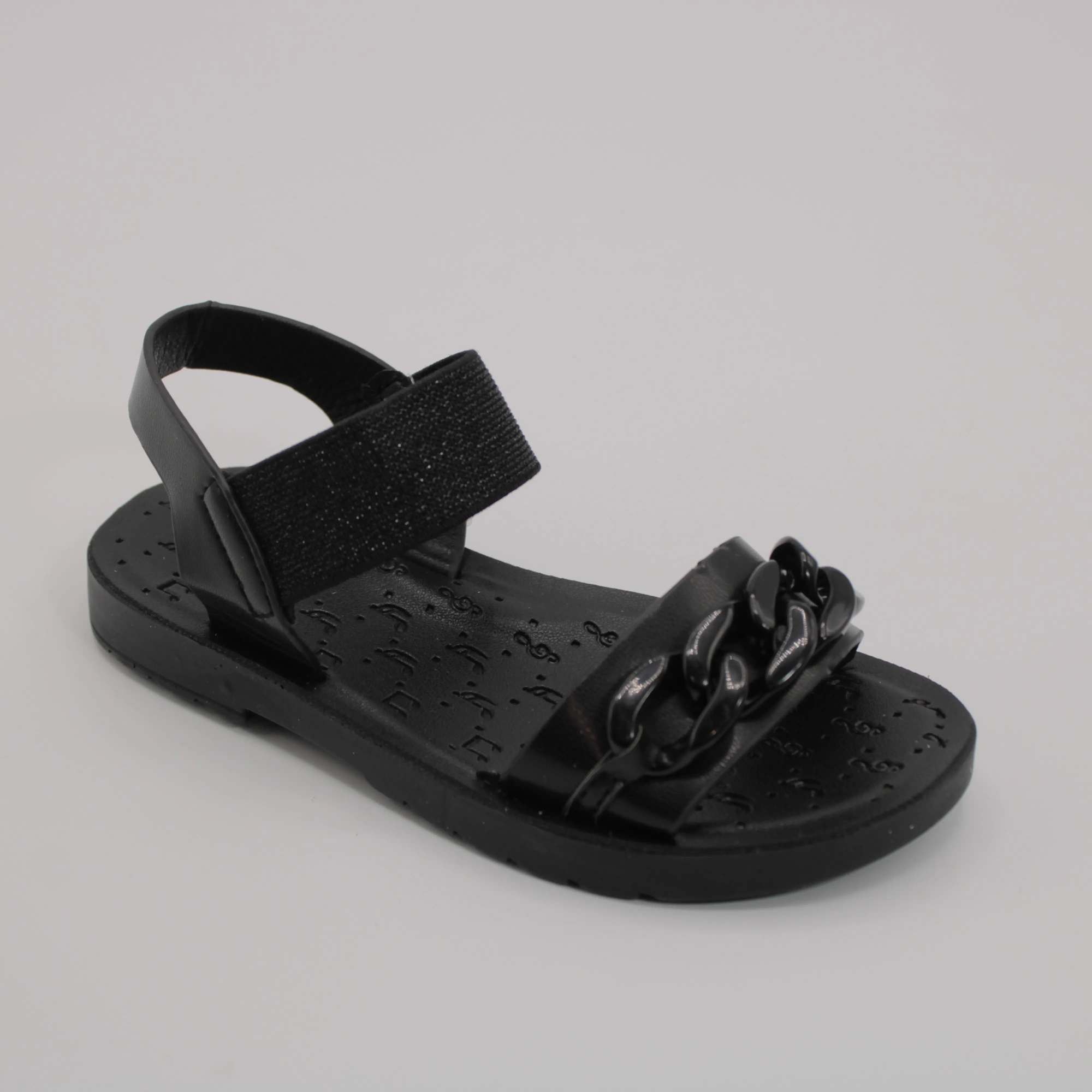 Детские босоножки черного цвета BOYS AND GIRLS BS06-1054