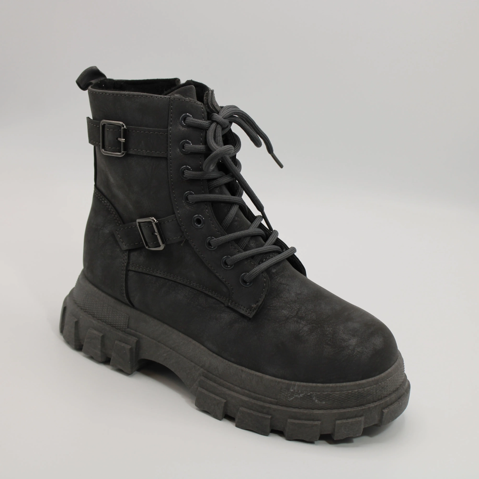 Женские ботинки серого цвета SANYIDIN BS02-1314