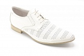 Мужские летние туфли белого цвета PERFECTION BS02-3342
