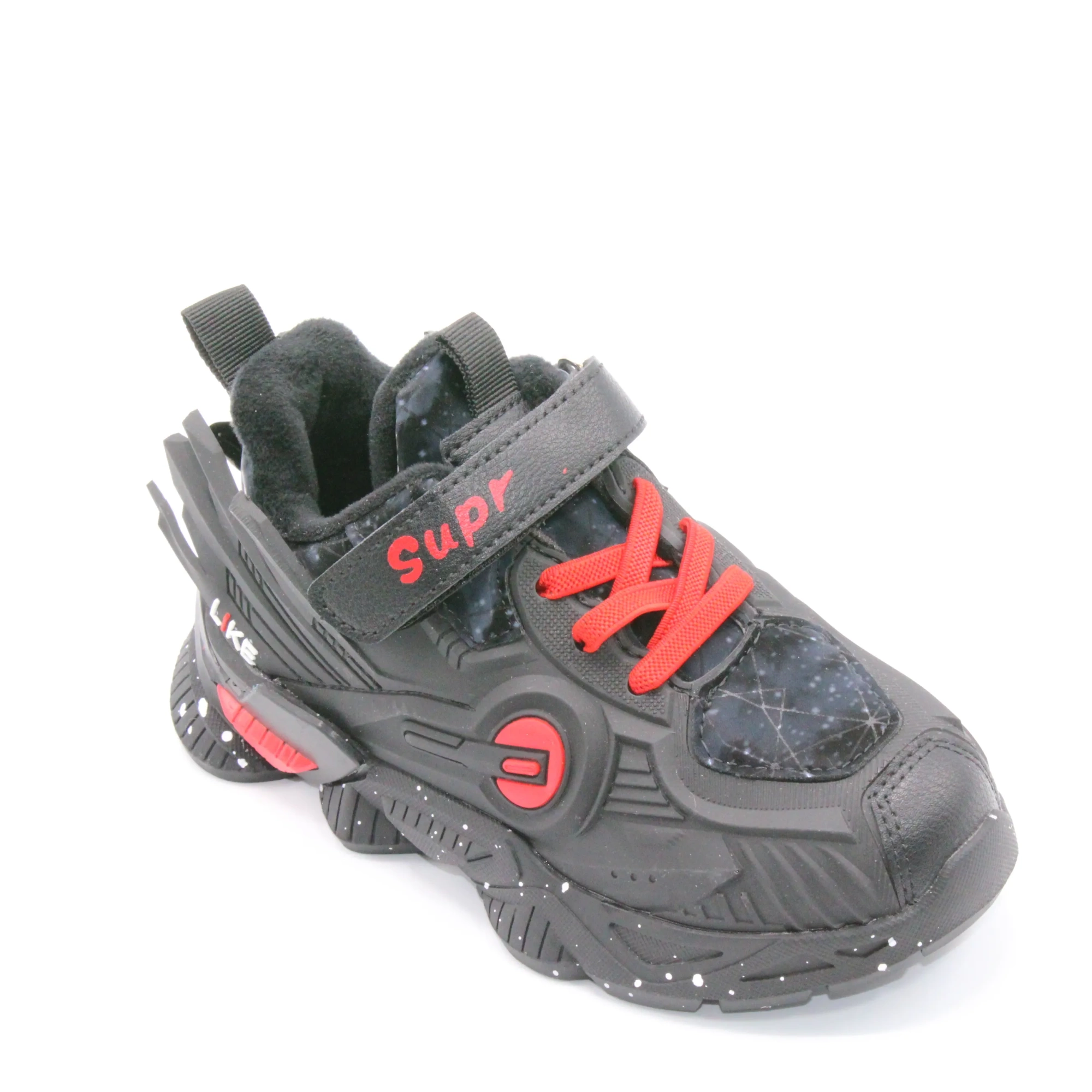 Детские весенние кроссовки черного цвета КАНАРЕЙКА BS05-35