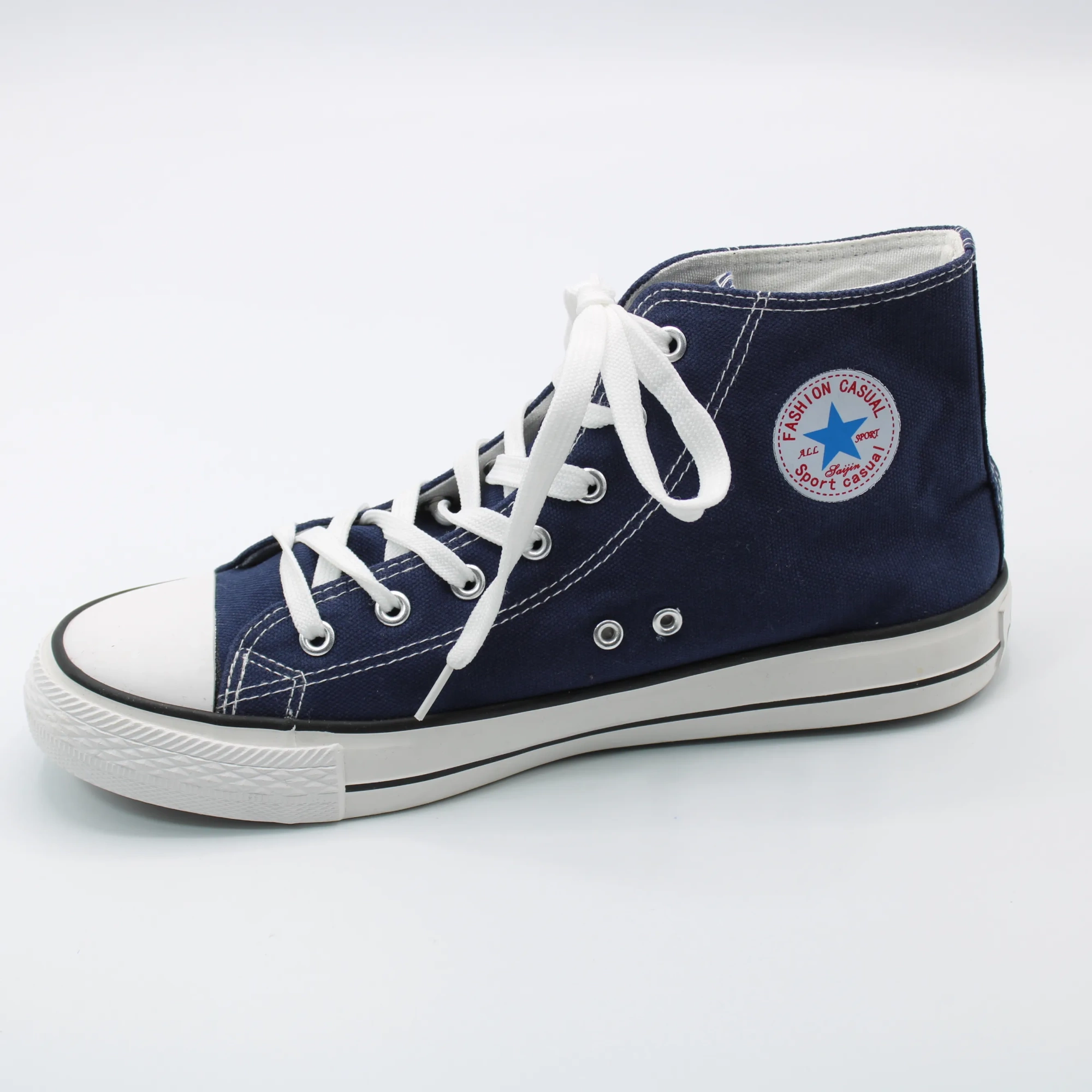 Мужские летние кеды синего цвета SAIJUN BS06-351