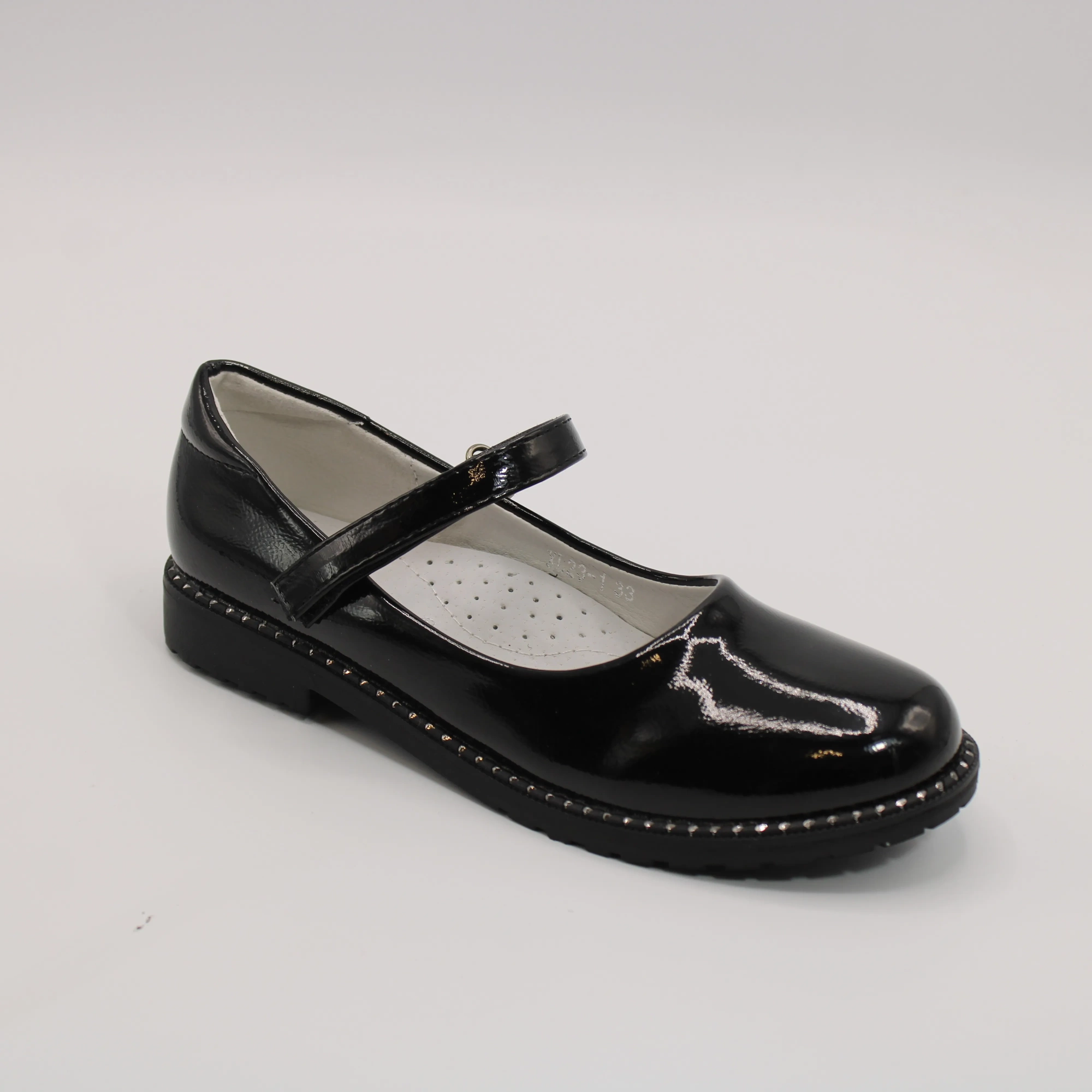 Детские туфли черного цвета ИРИНА BS03-2997