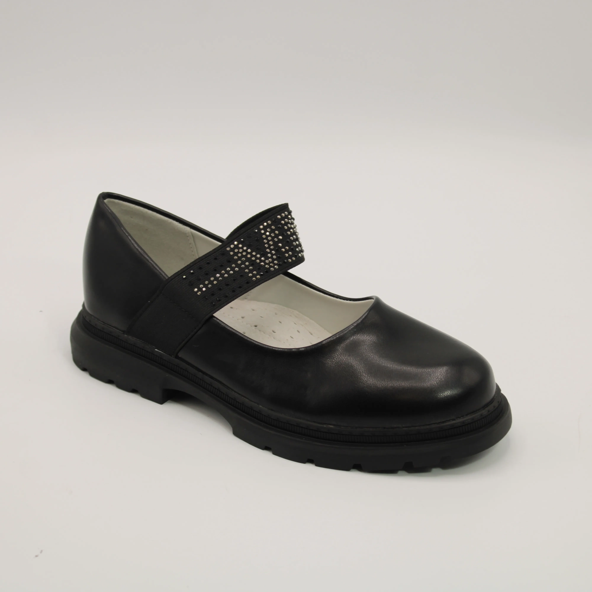 Детские туфли черного цвета ИРИНА BS06-1568