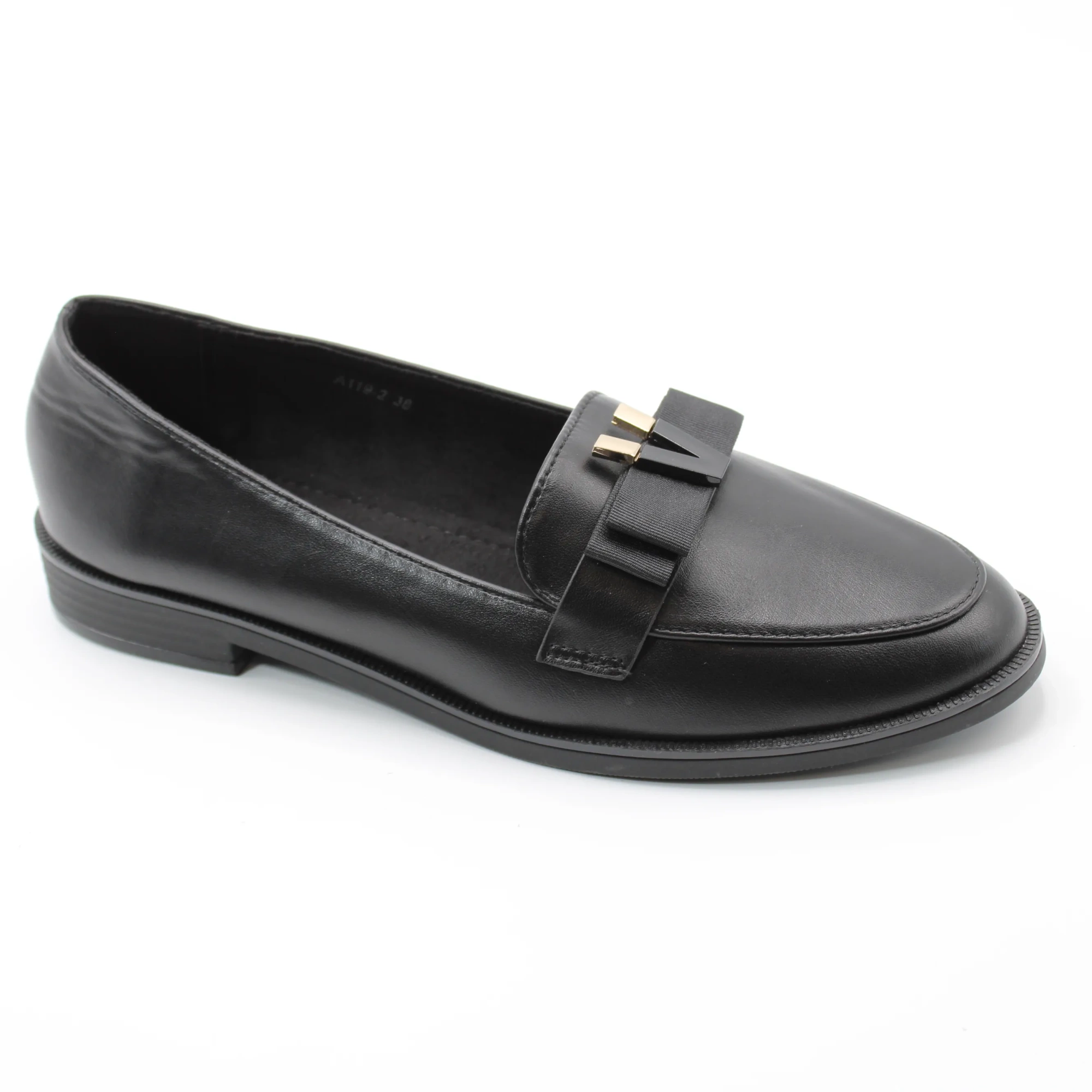 Женские осенние туфли черного цвета MEGER BS02-847