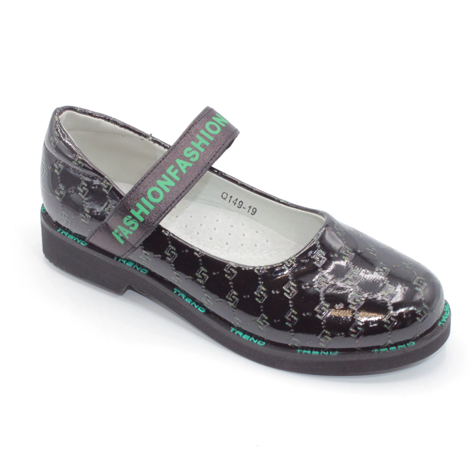 Детские туфли черного цвета ИРИНА BS06-859