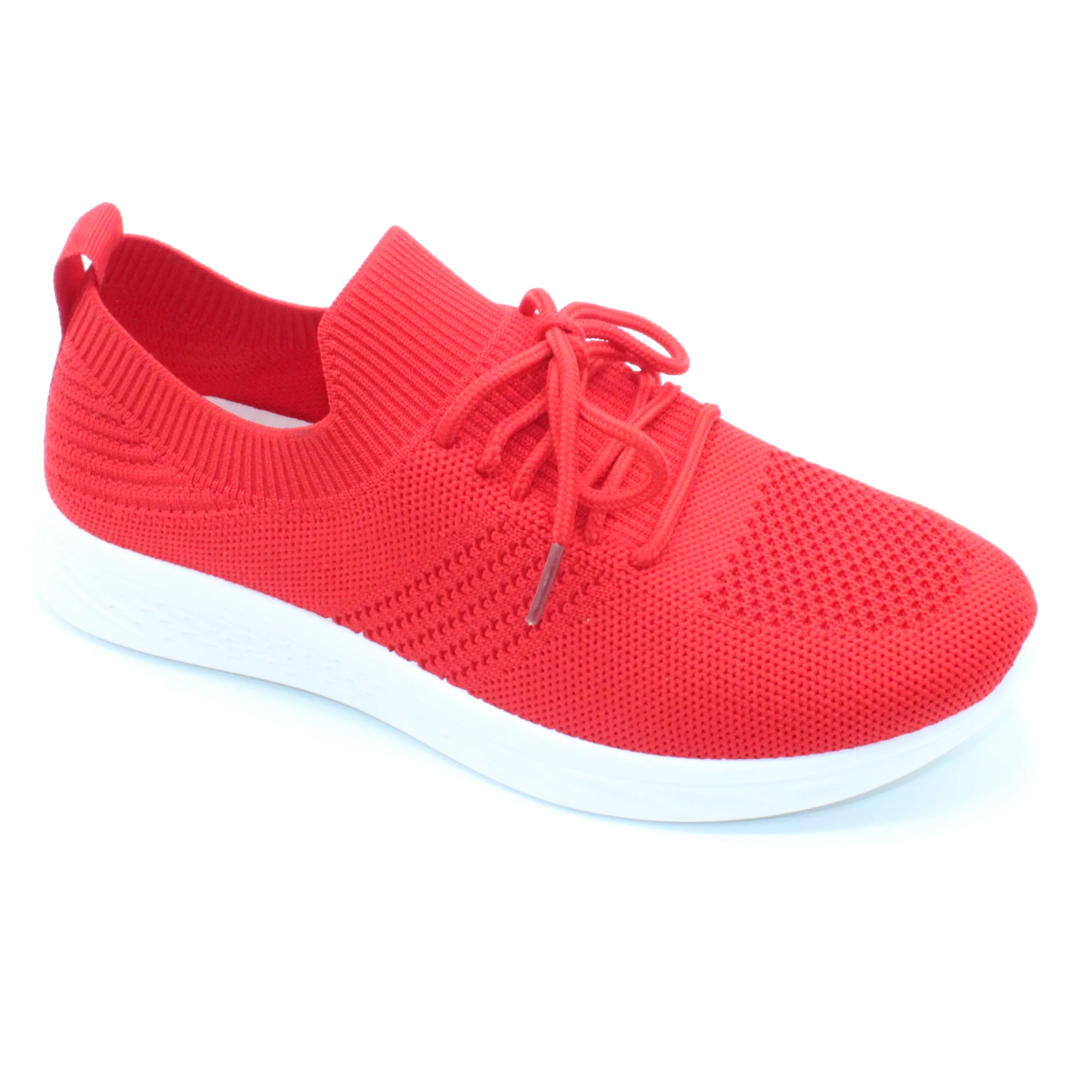 Женские весенние слипоны красного цвета КОРОЛЬ ДЕРЕВО BS01-1014