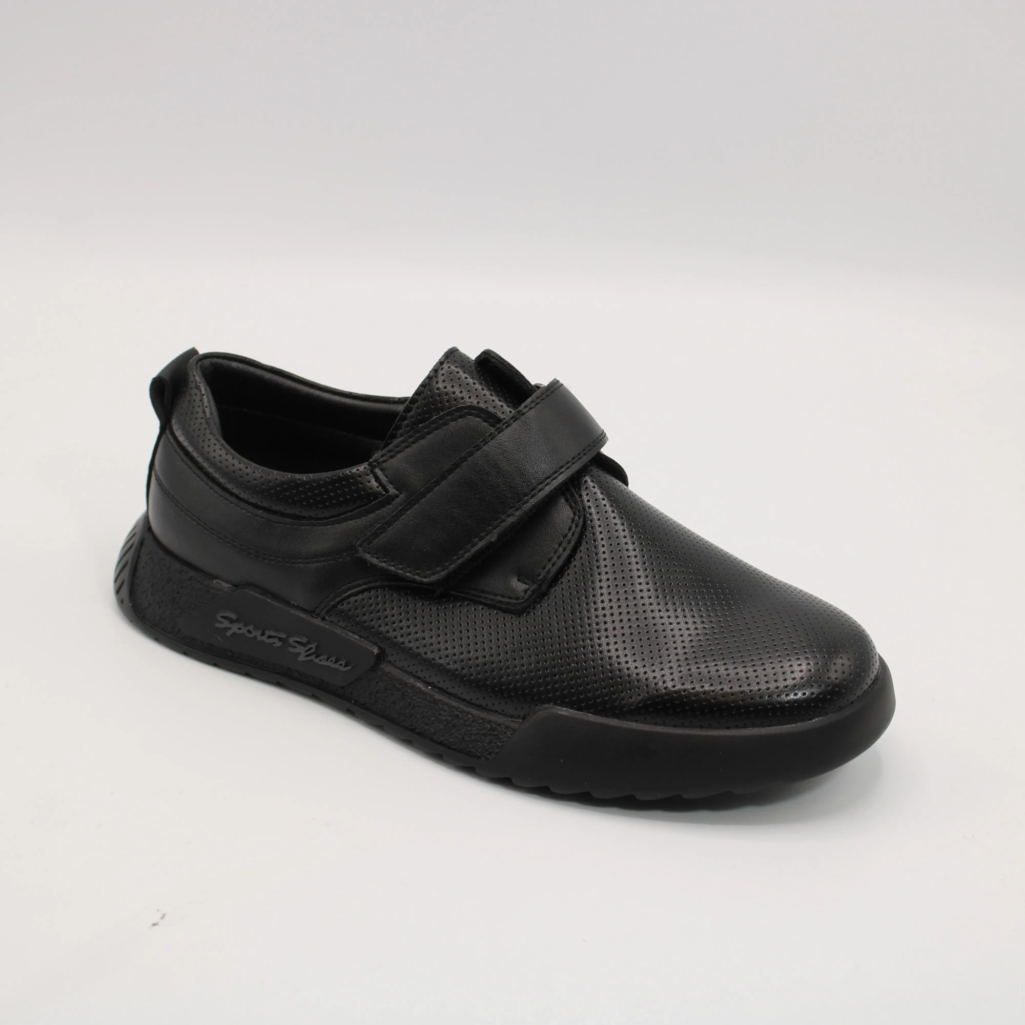 Детские туфли черного цвета OLIPAS BS06-1190