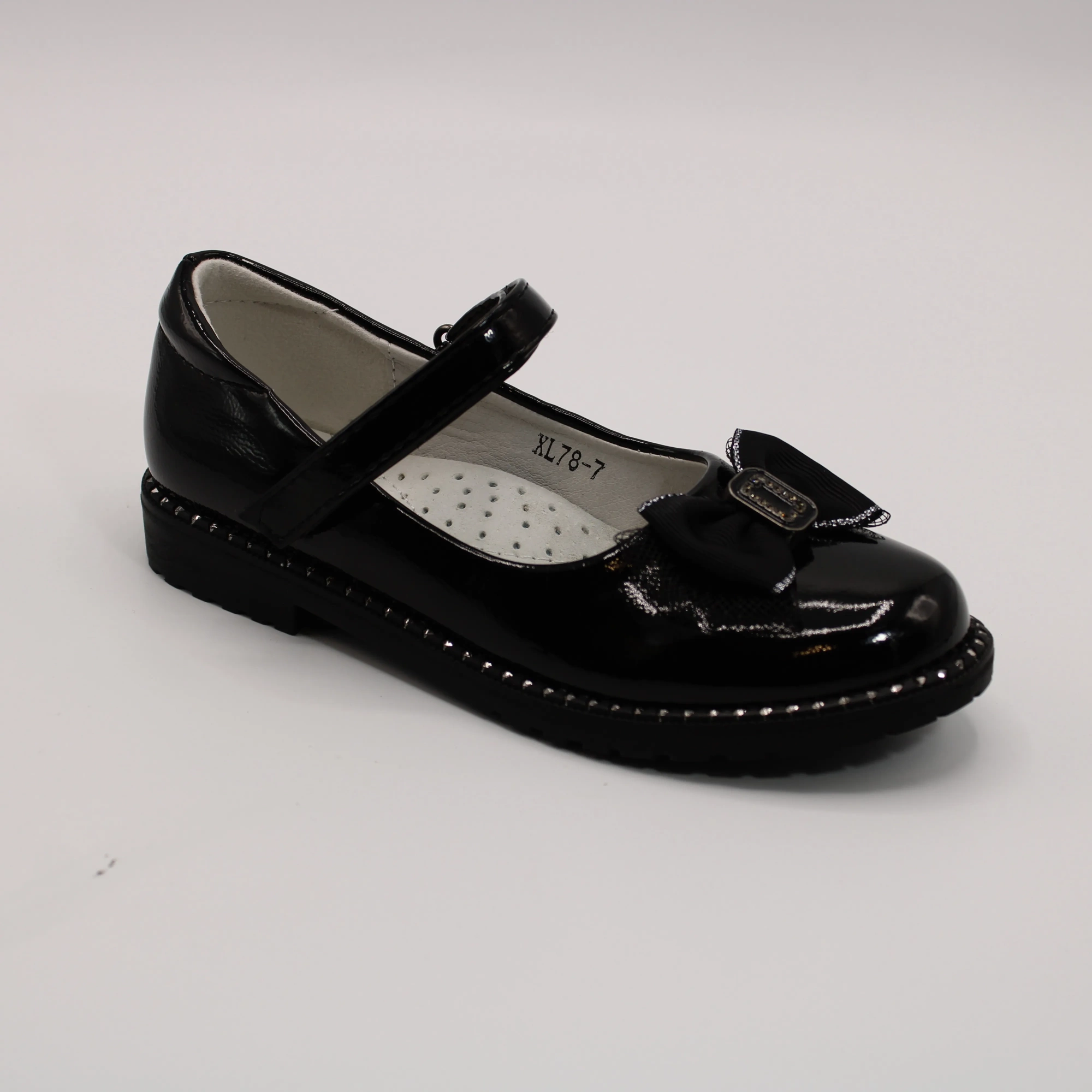 Детские туфли черного цвета ИРИНА BS06-1149