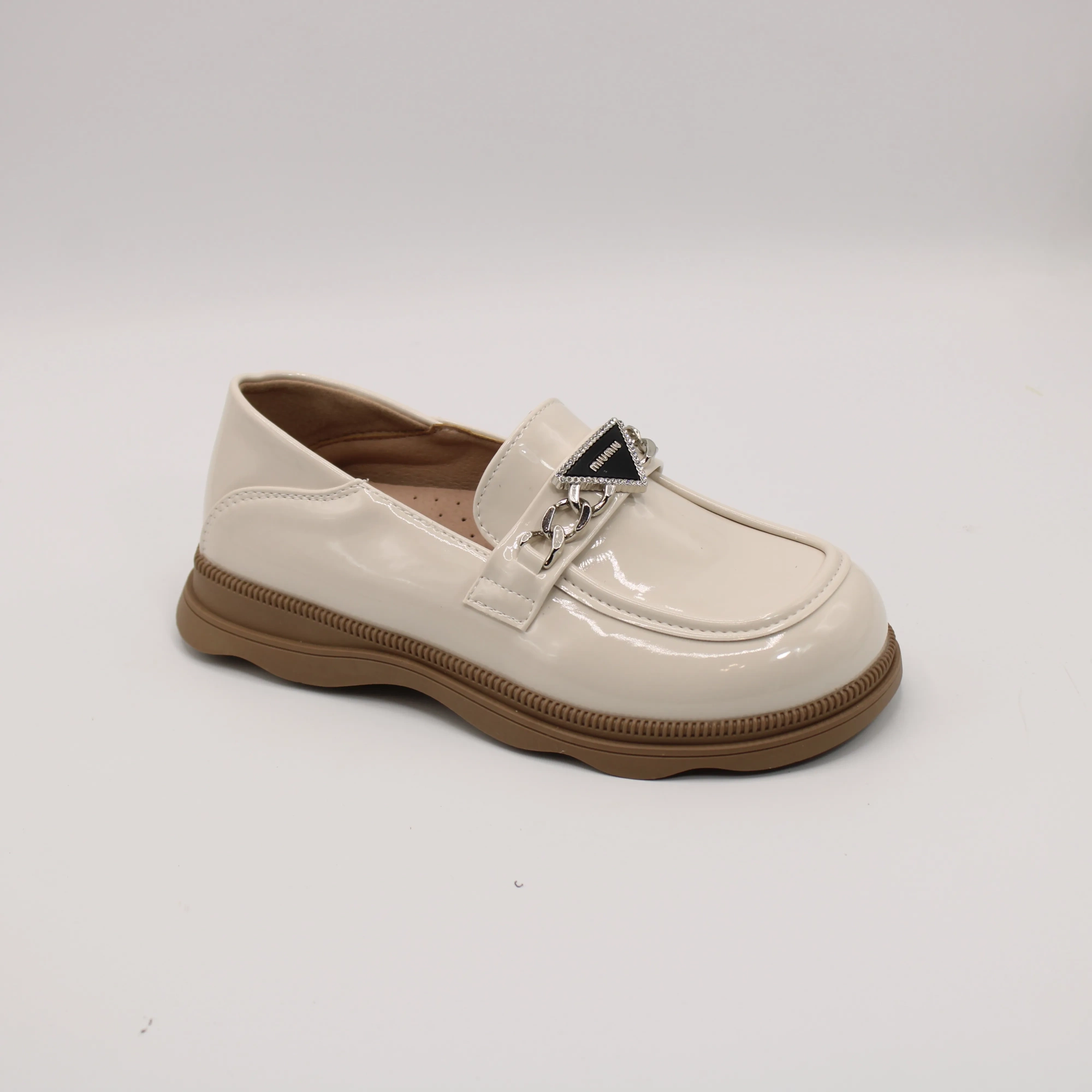 Детские туфли бежевого цвета AIR BS03-3348