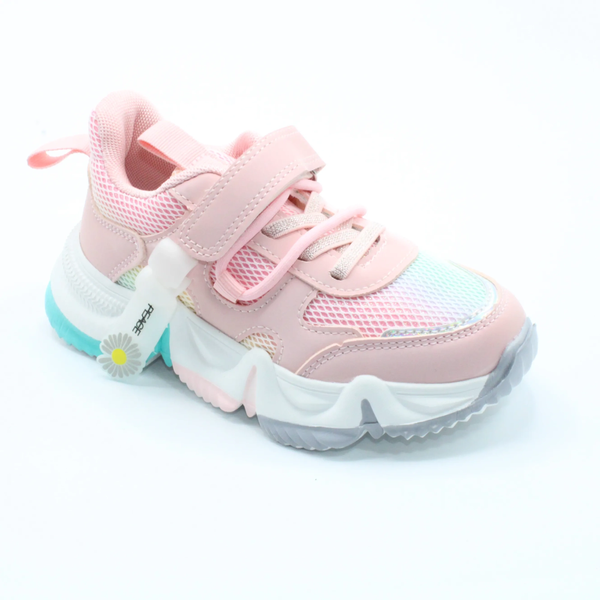 Детские весенние кроссовки розового цвета JONG.GOLF BS06-608