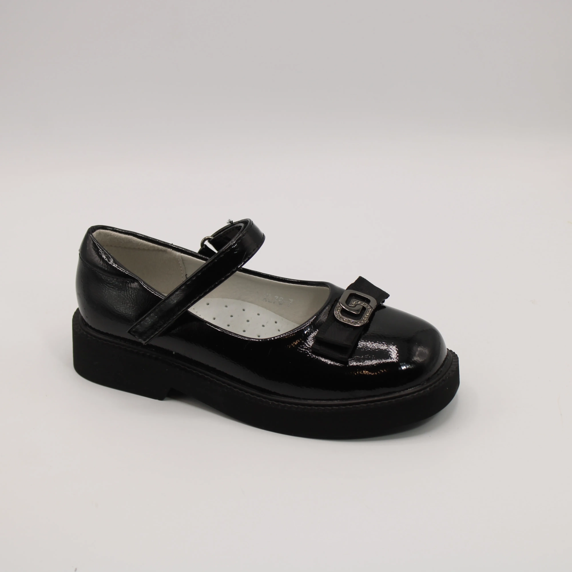 Детские туфли черного цвета ИРИНА BS03-3345