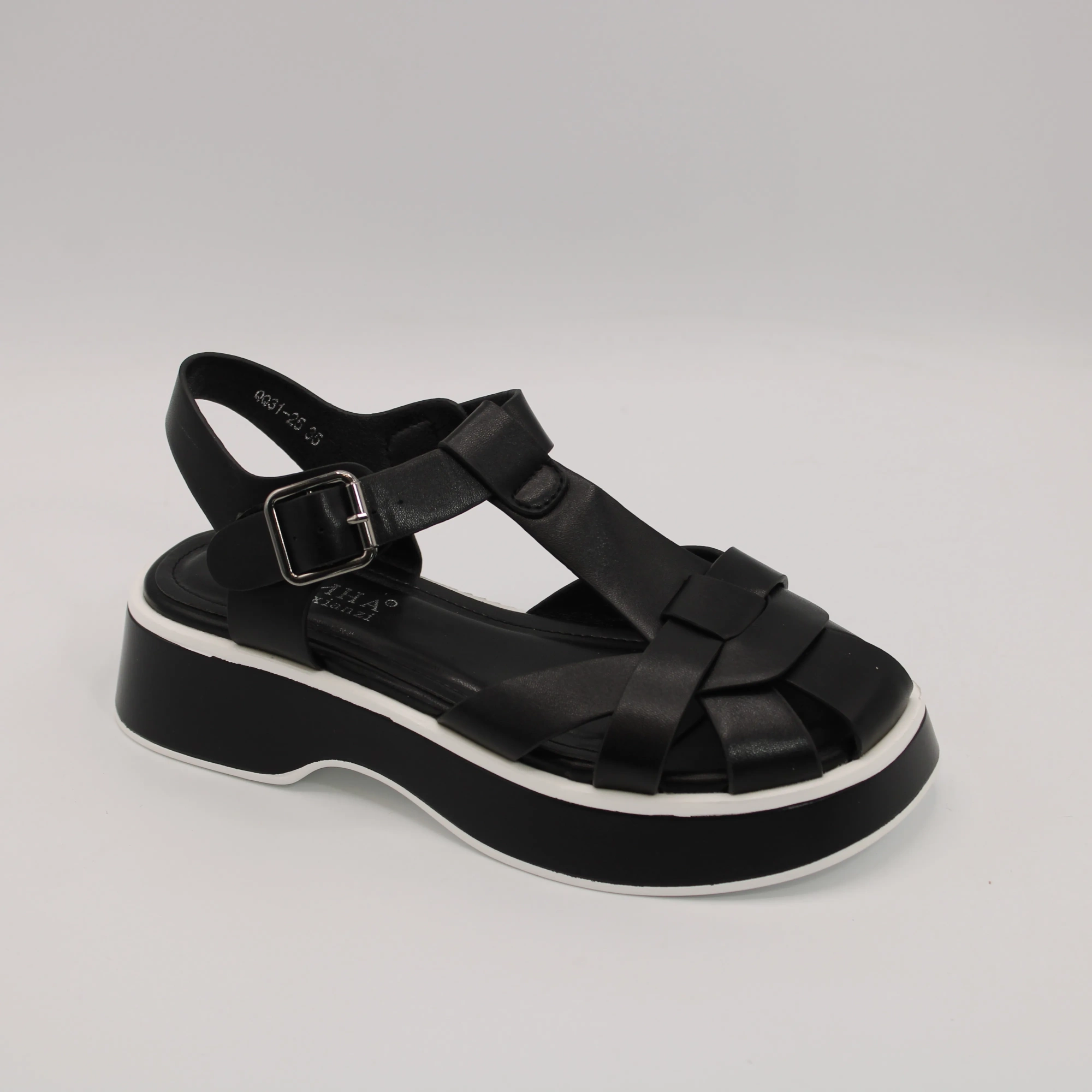 Детские босоножки черного цвета ИРИНА BS03-3264