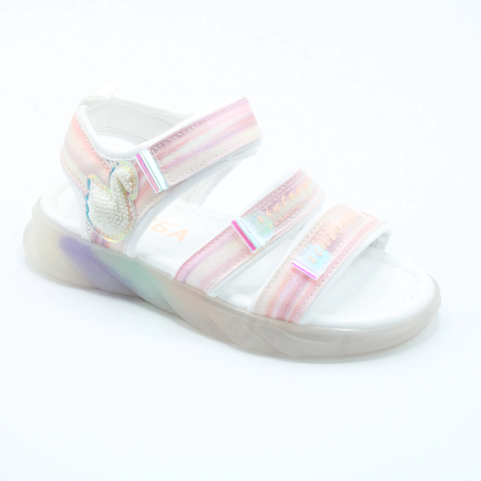 Детские летние босоножки розового цвета SIMBA BS03-2627