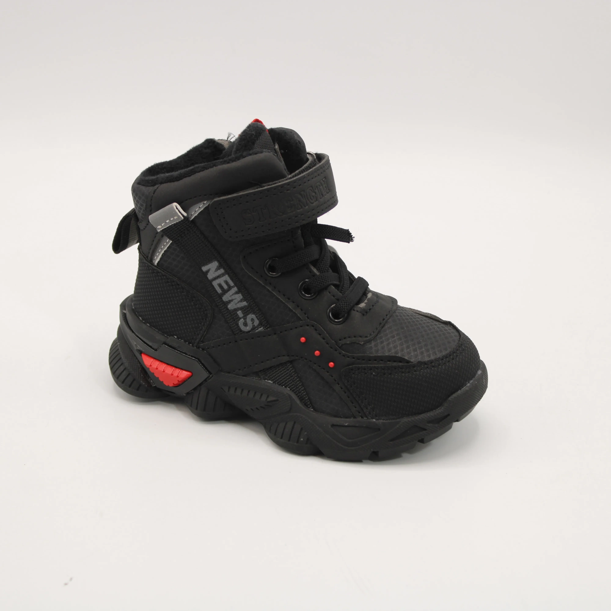 Детские ботинки черного цвета ТОТОШКА BS03-3485