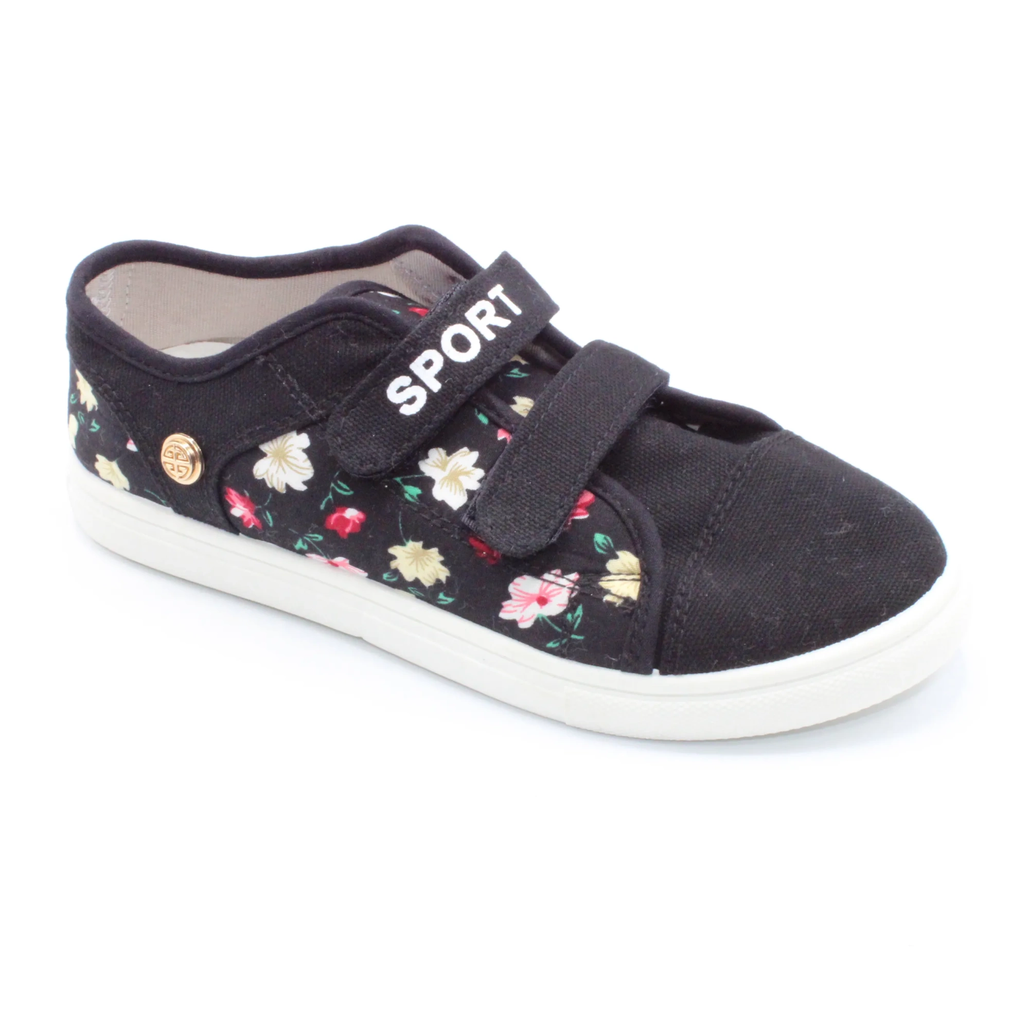 Детские весенние кеды черного цвета SHAMILU BS03-2571