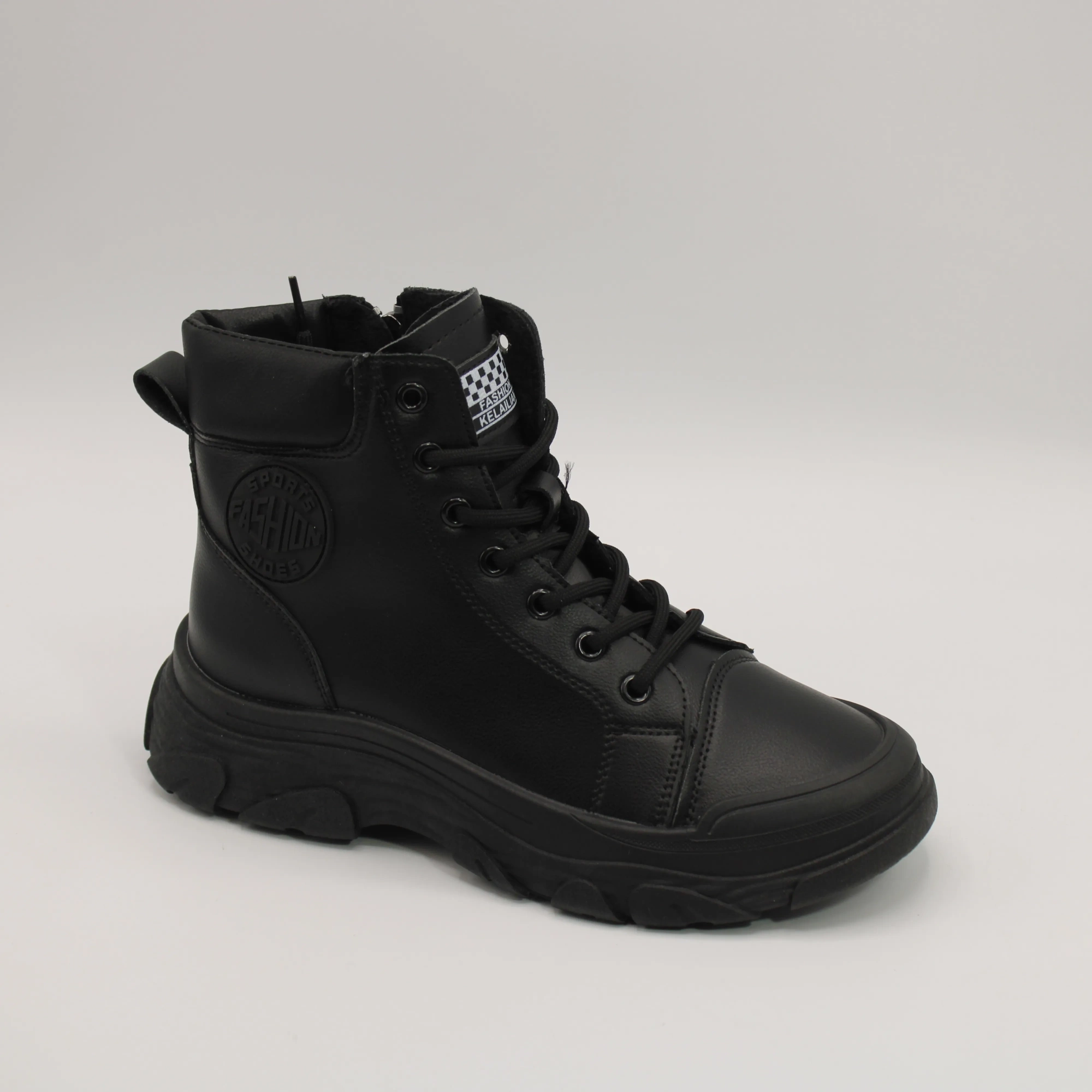 Женские ботинки черного цвета FASHION BS02-1757