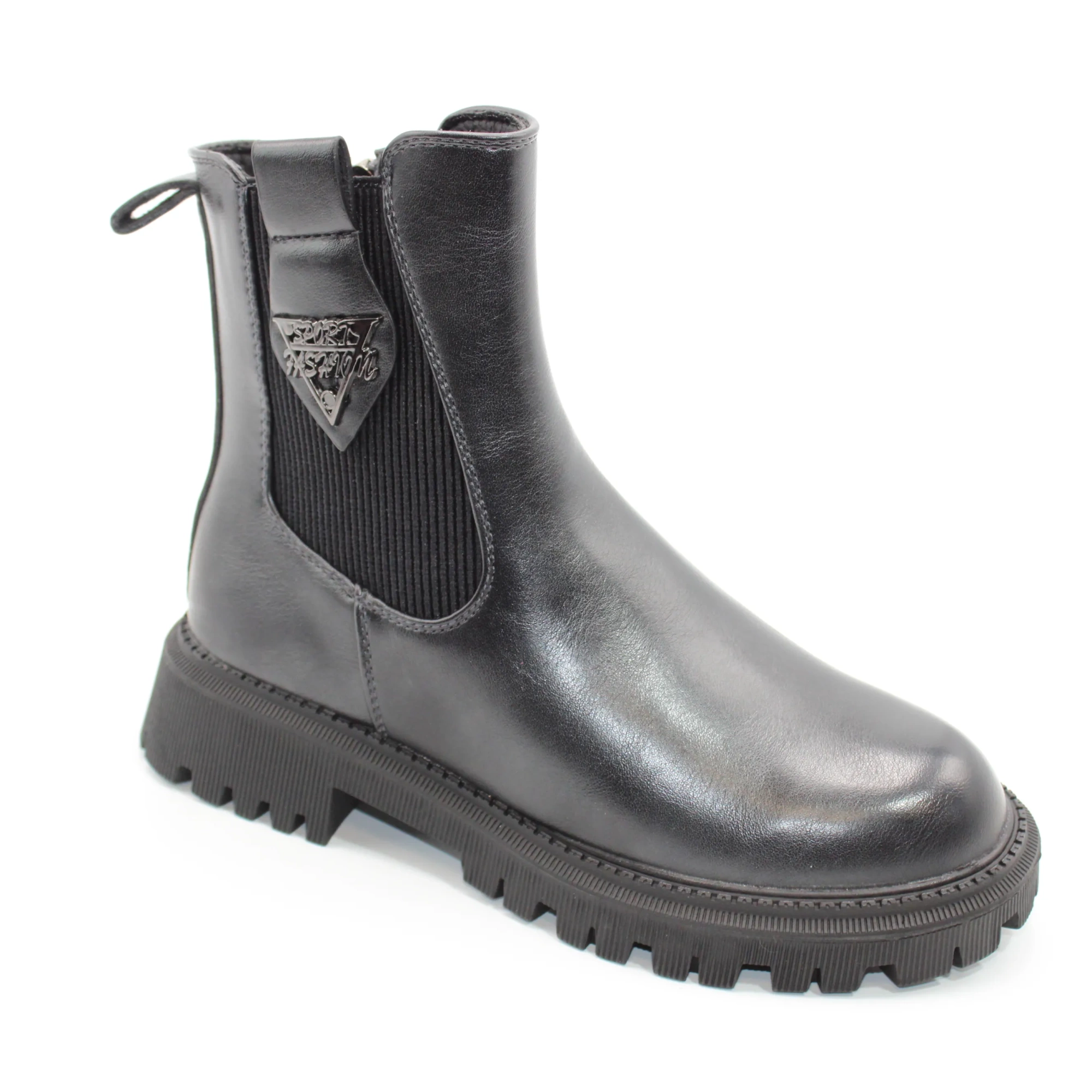 Детские ботинки черного цвета КАЛОРИЯ BS03-2802