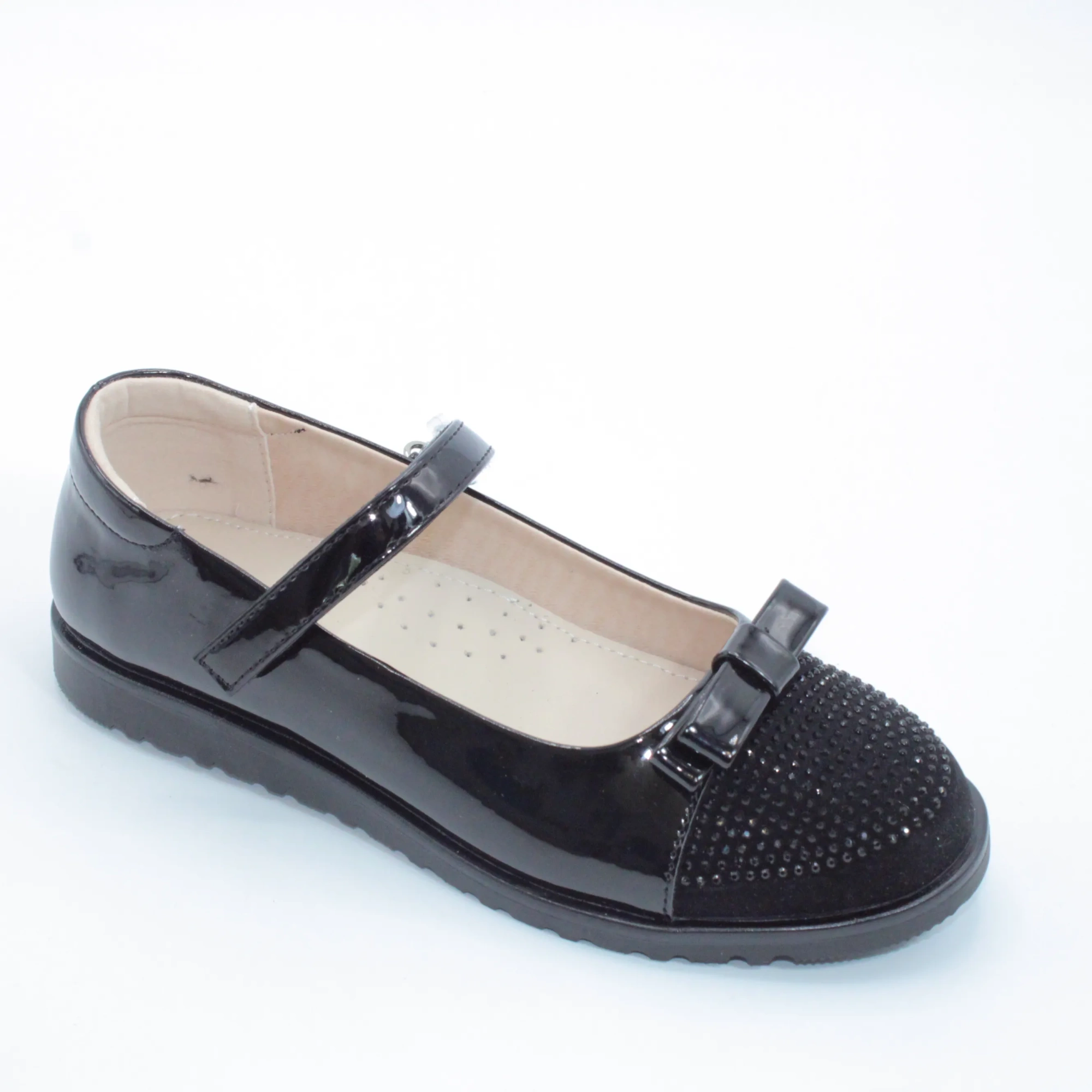 Детские туфли черного цвета СКАЗКА BS03-2702