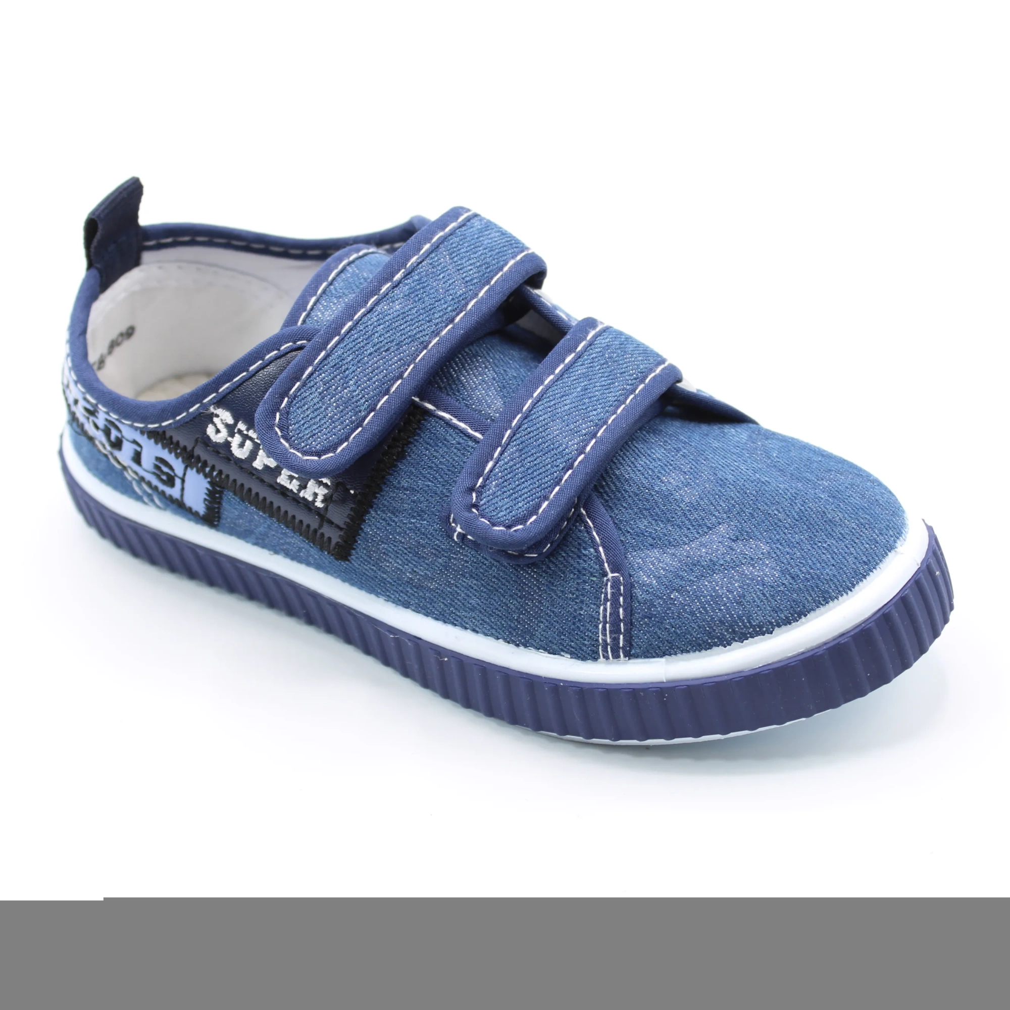 Детские летние кеды синего цвета SLV BS03-2202