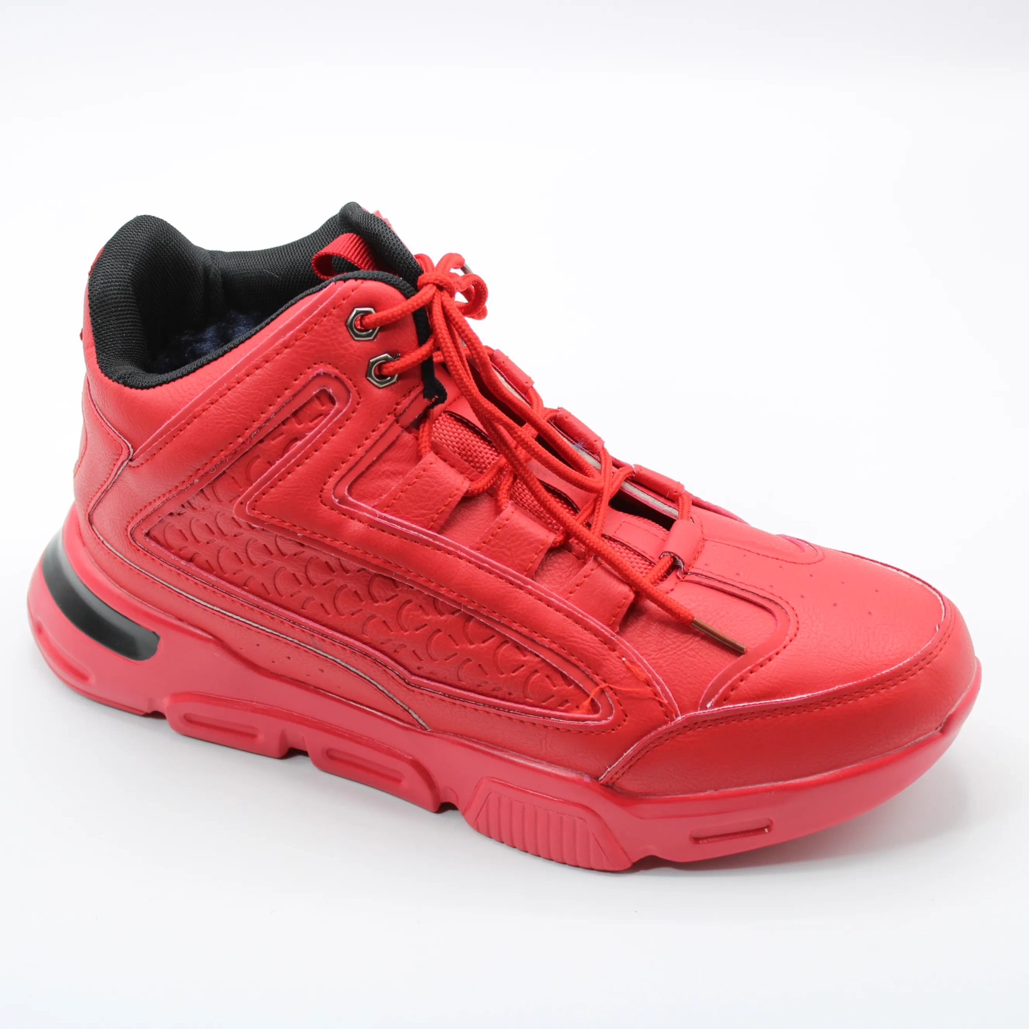 Мужские зимние кроссовки красного цвета ZEQI BS02-917