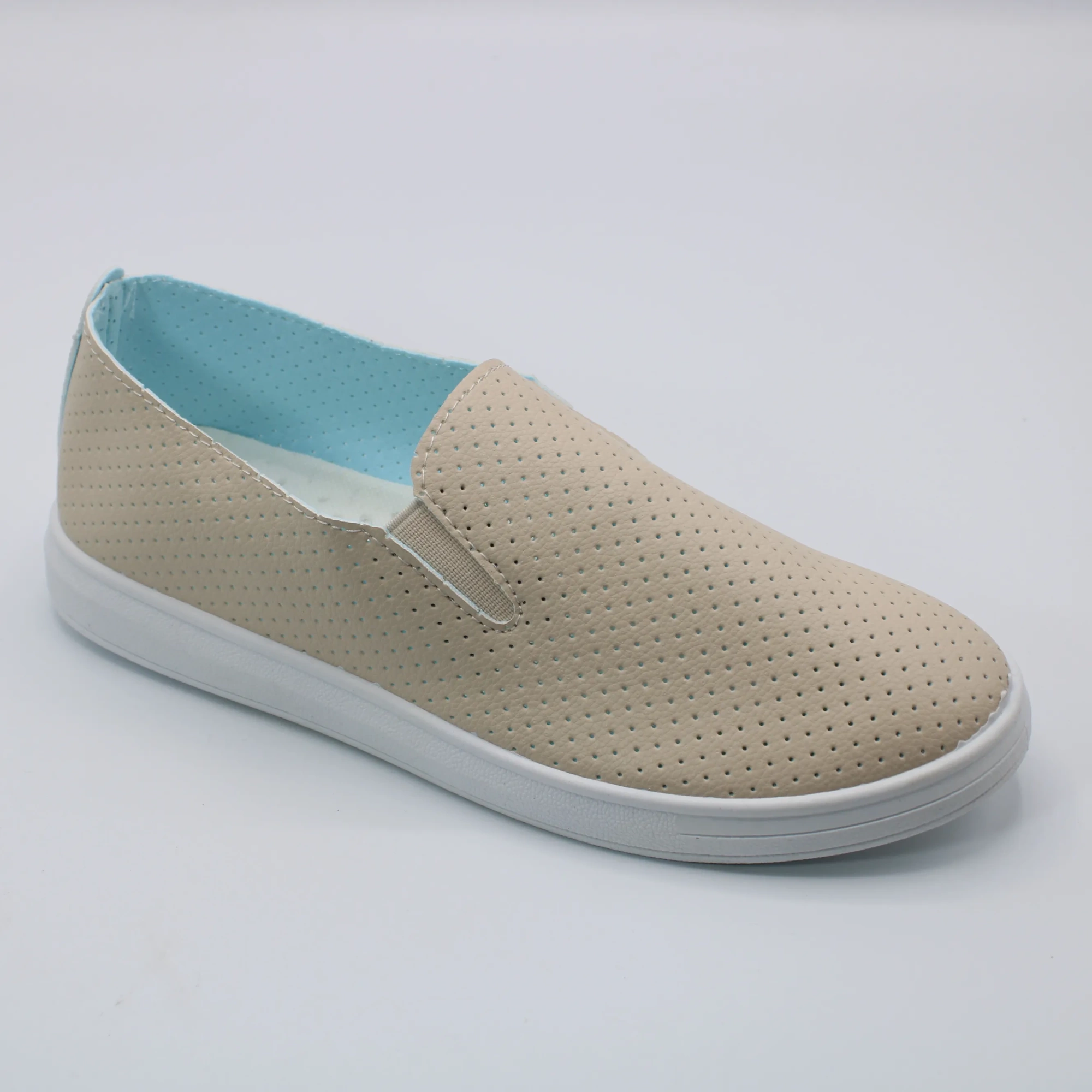 Женские летние слипоны бежевого цвета LUTA BS02-699