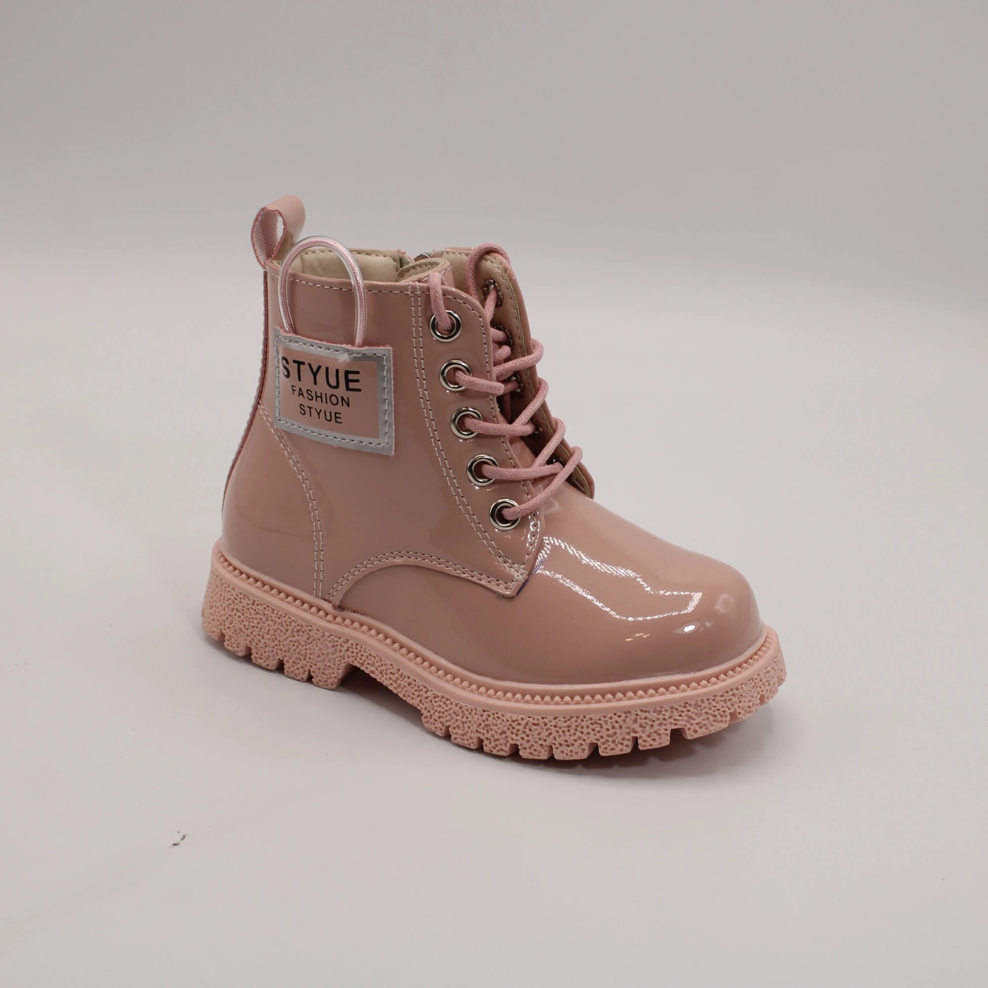 Детские ботинки розового цвета SLV BS06-1297