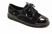 Женские весенние туфли черного цвета MEITESI BS02-3347