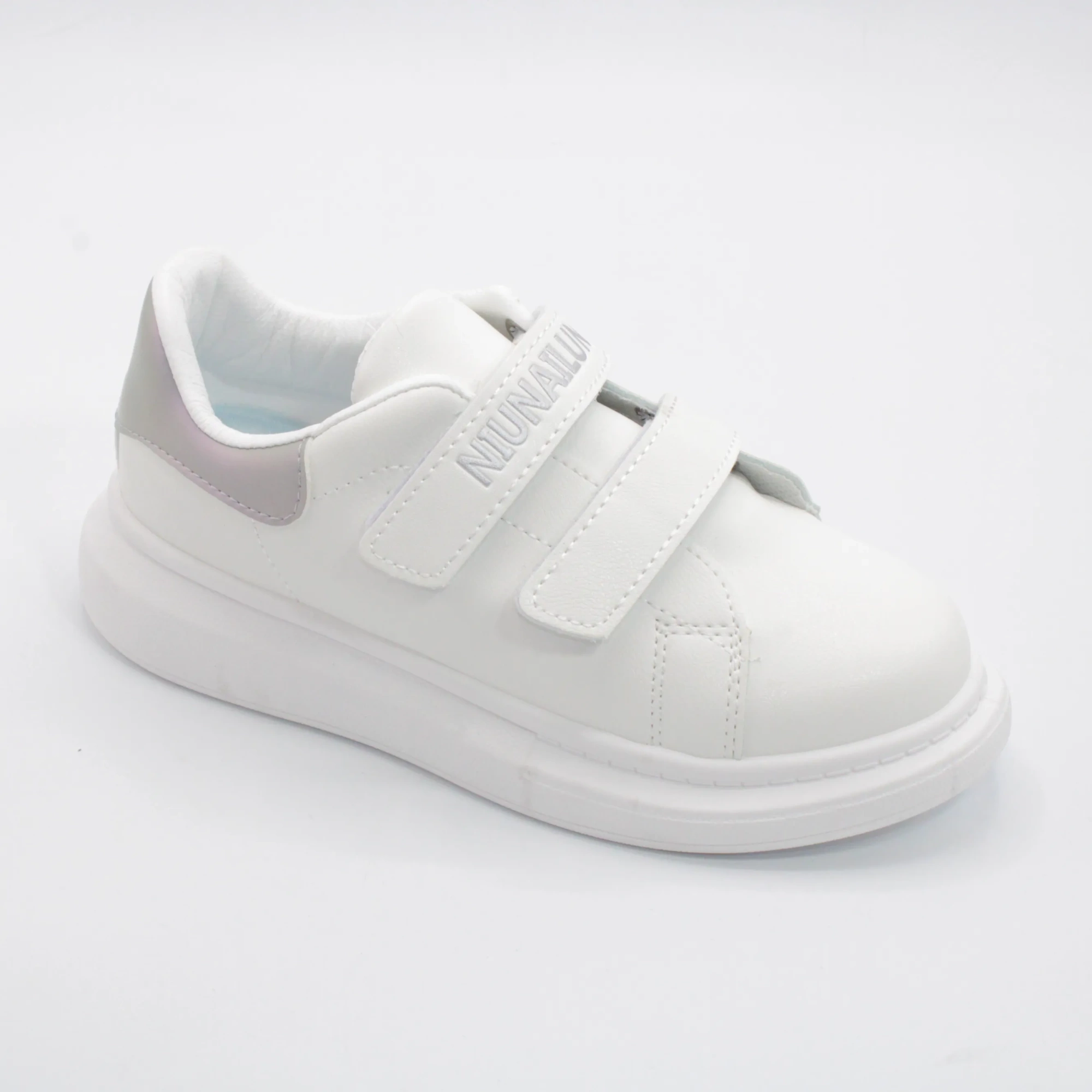 Детские кроссовки белого цвета белого цвета NIUNAILUN BS05-306