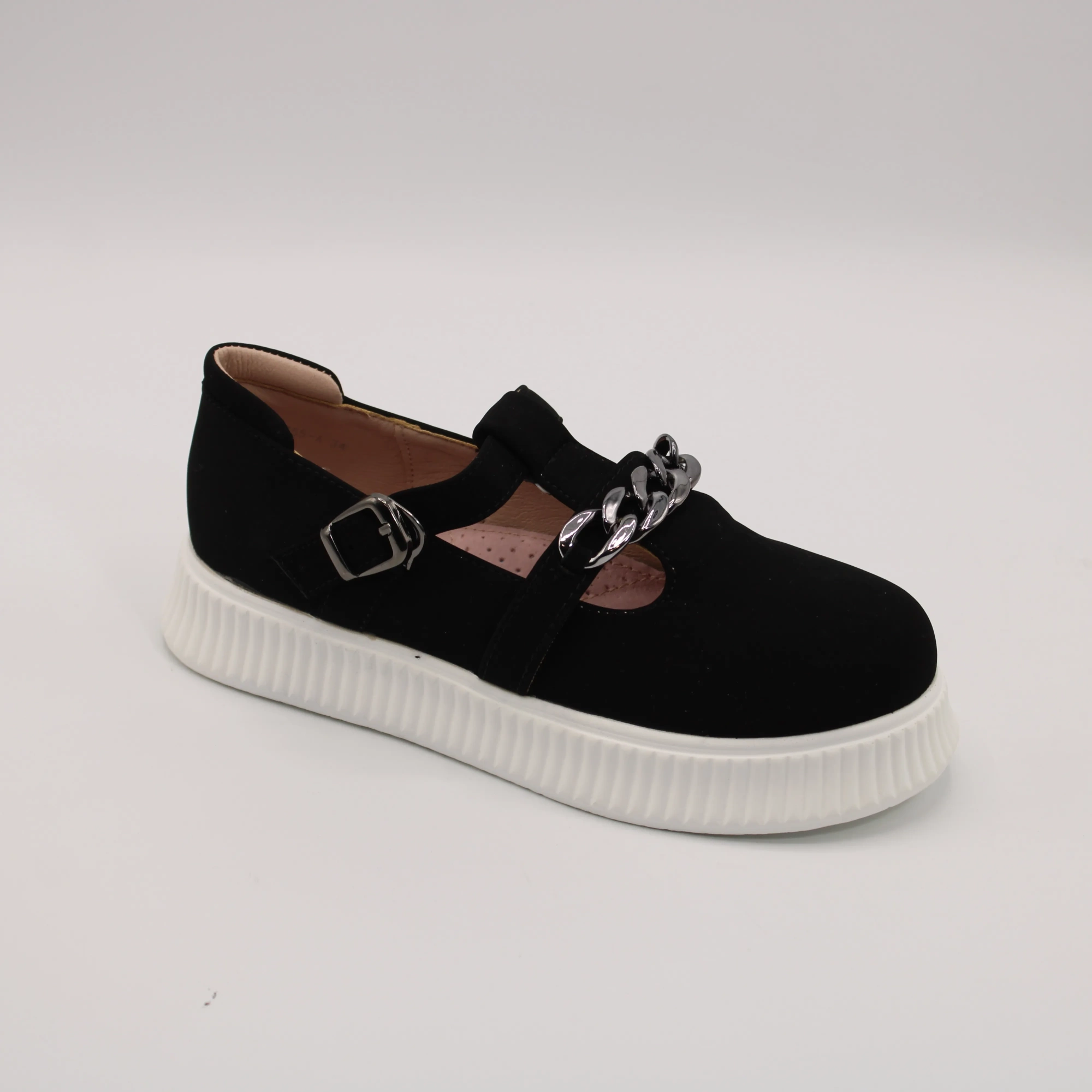 Детские туфли черного цвета TOM.MIKI BS05-1070