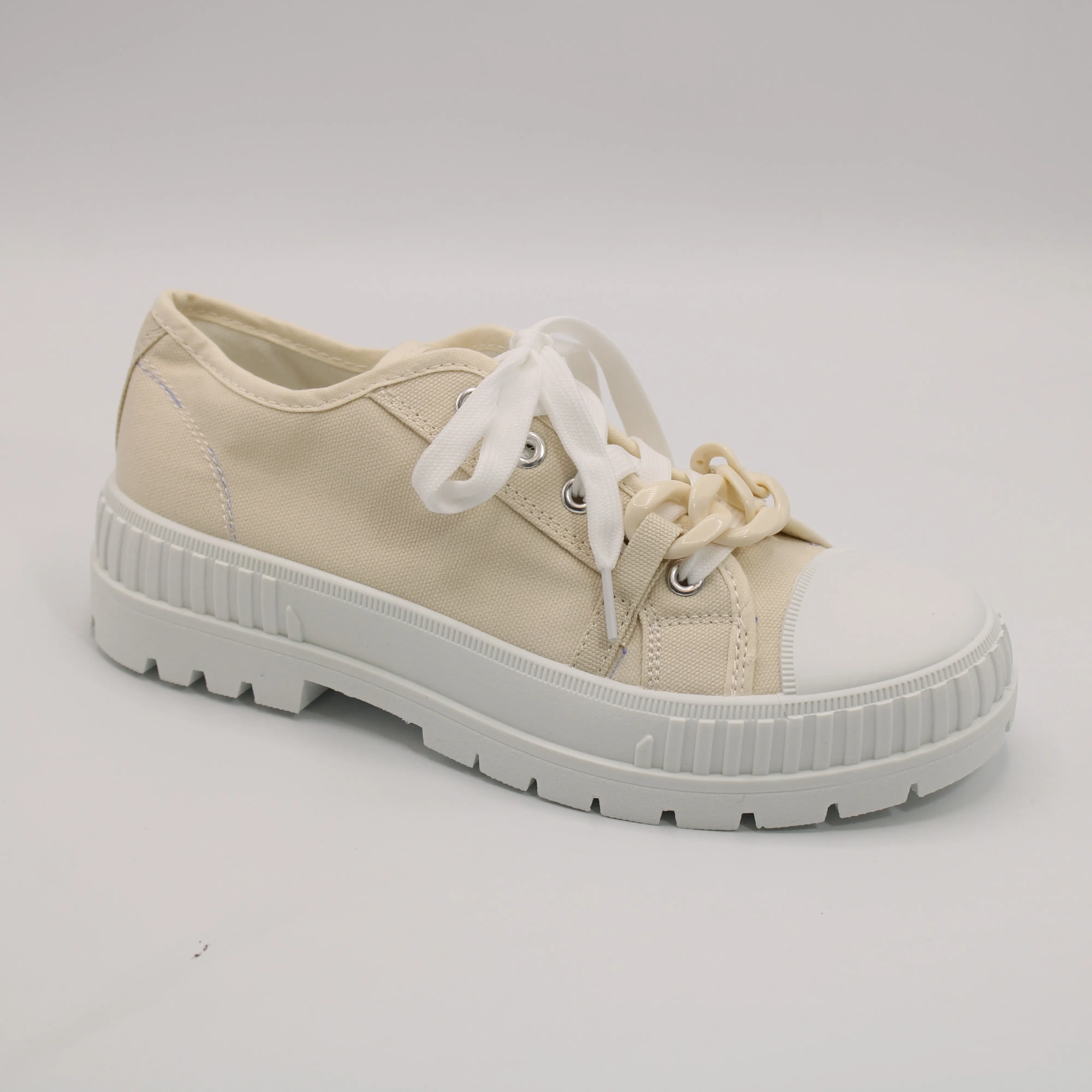 Женские кеды бежевого цвета AIMOSI BS02-1504