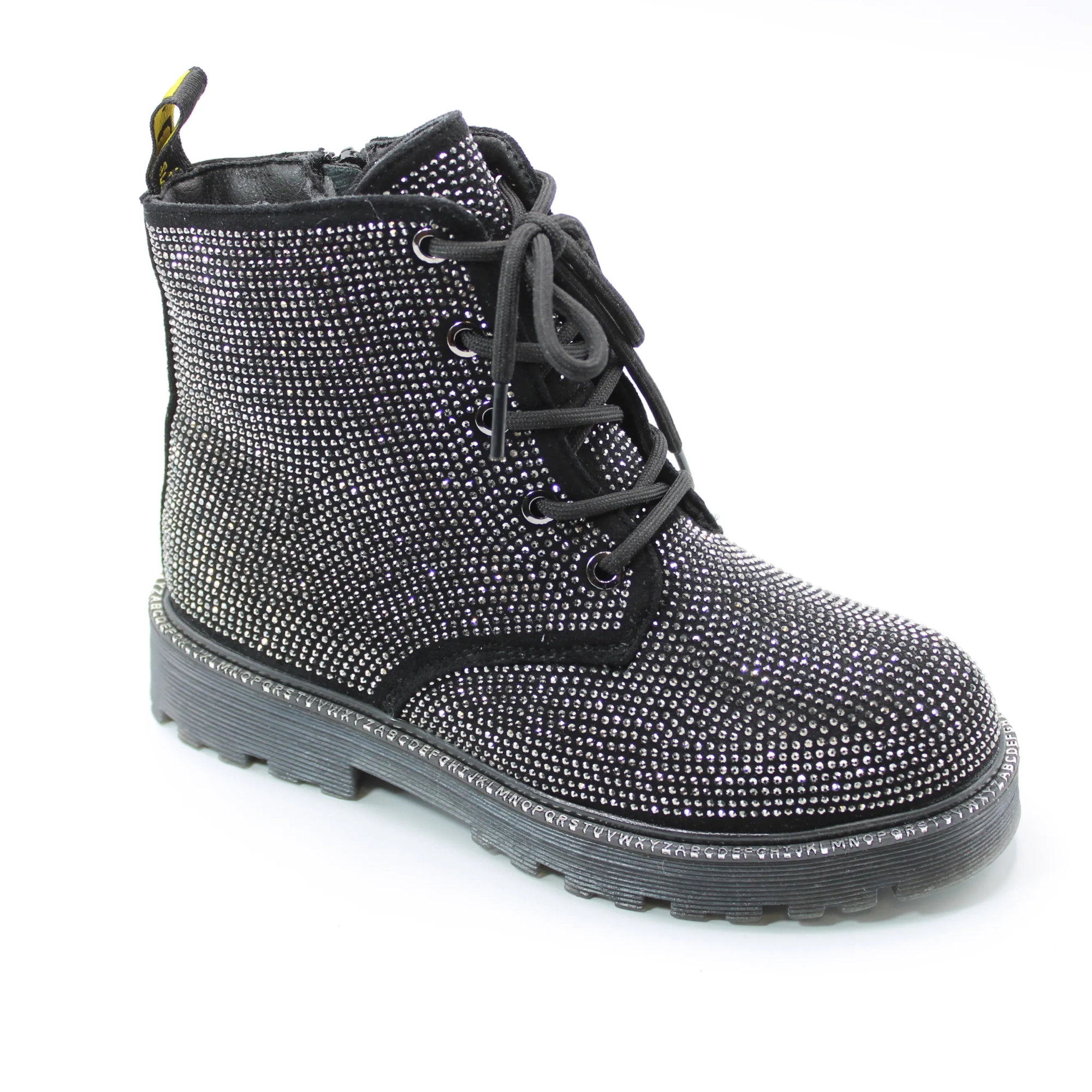 Детские зимние ботинки черного цвета ОТЛИЧНИК BS03-2424