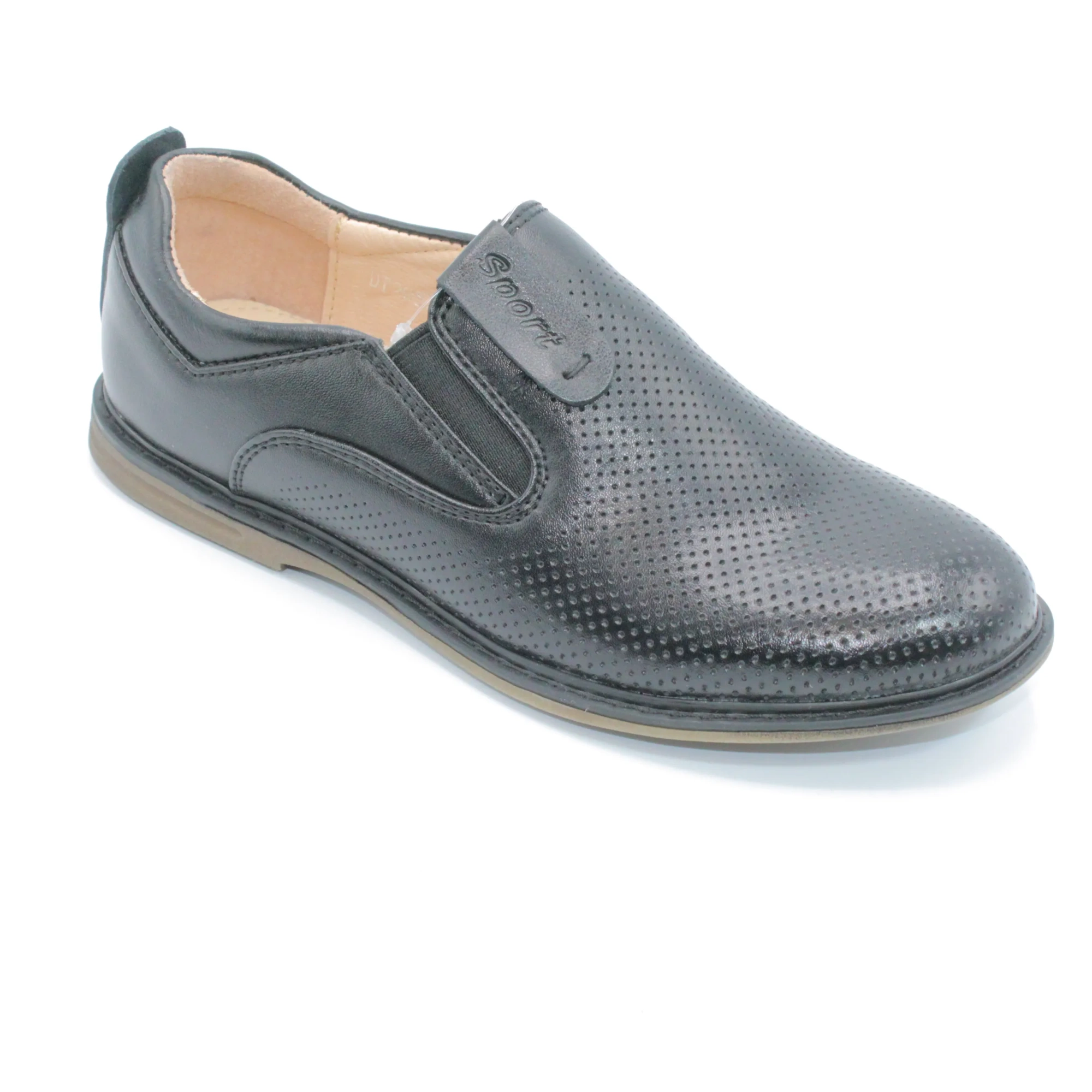 Детские туфли черного цвета ОРЛЁНОК BS06-854