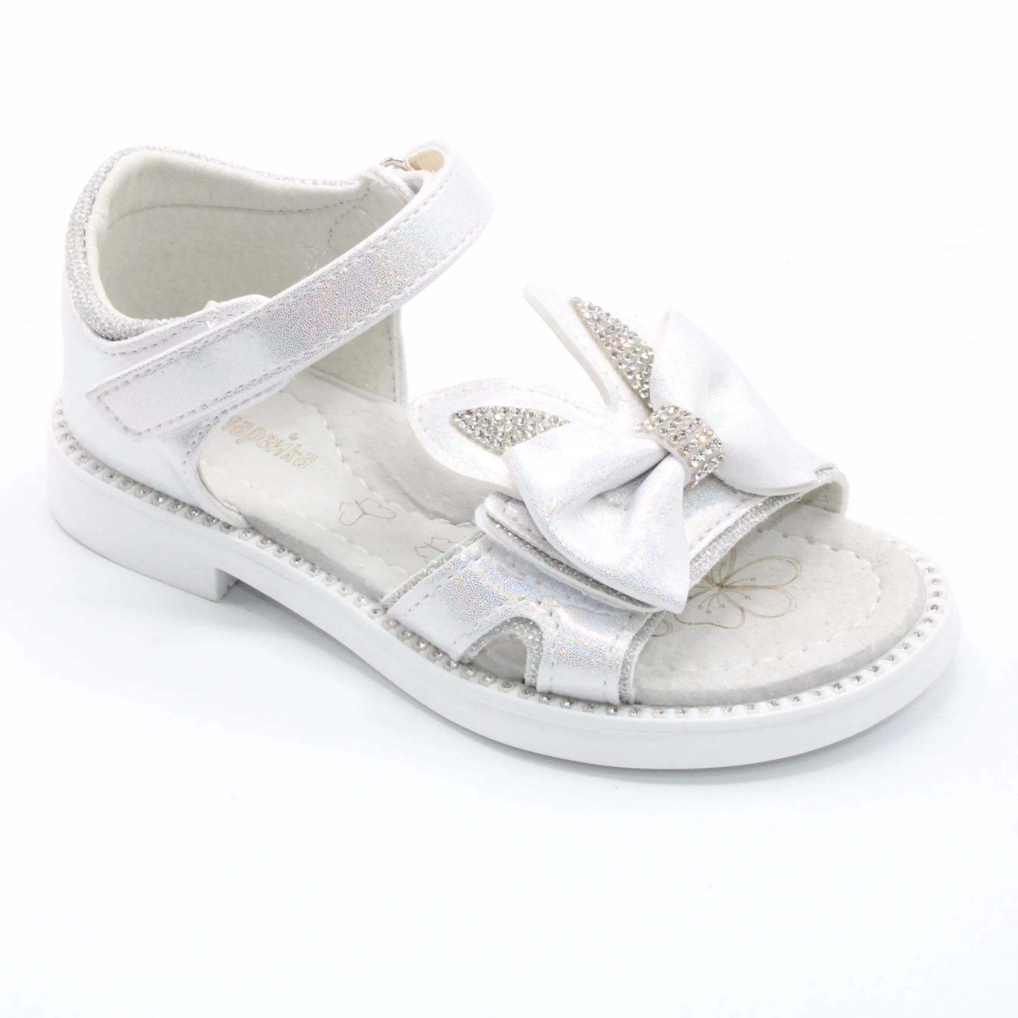 Детские летние босоножки серого цвета КАНАРЕЙКА BS03-2637