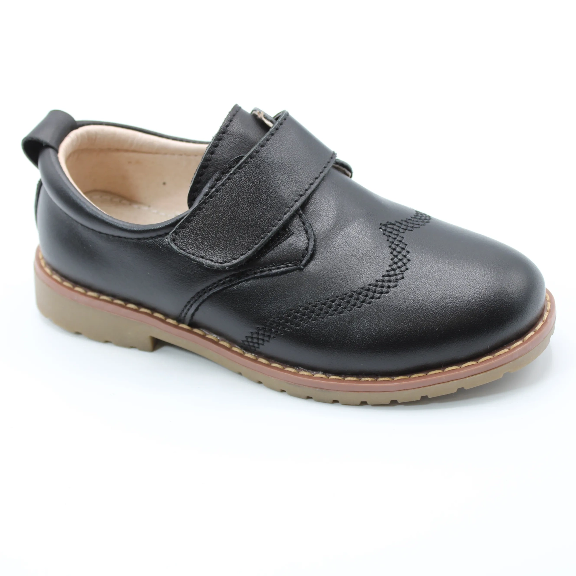 Детские осенние туфли черного цвета КАПИТОШКА BS03-2323
