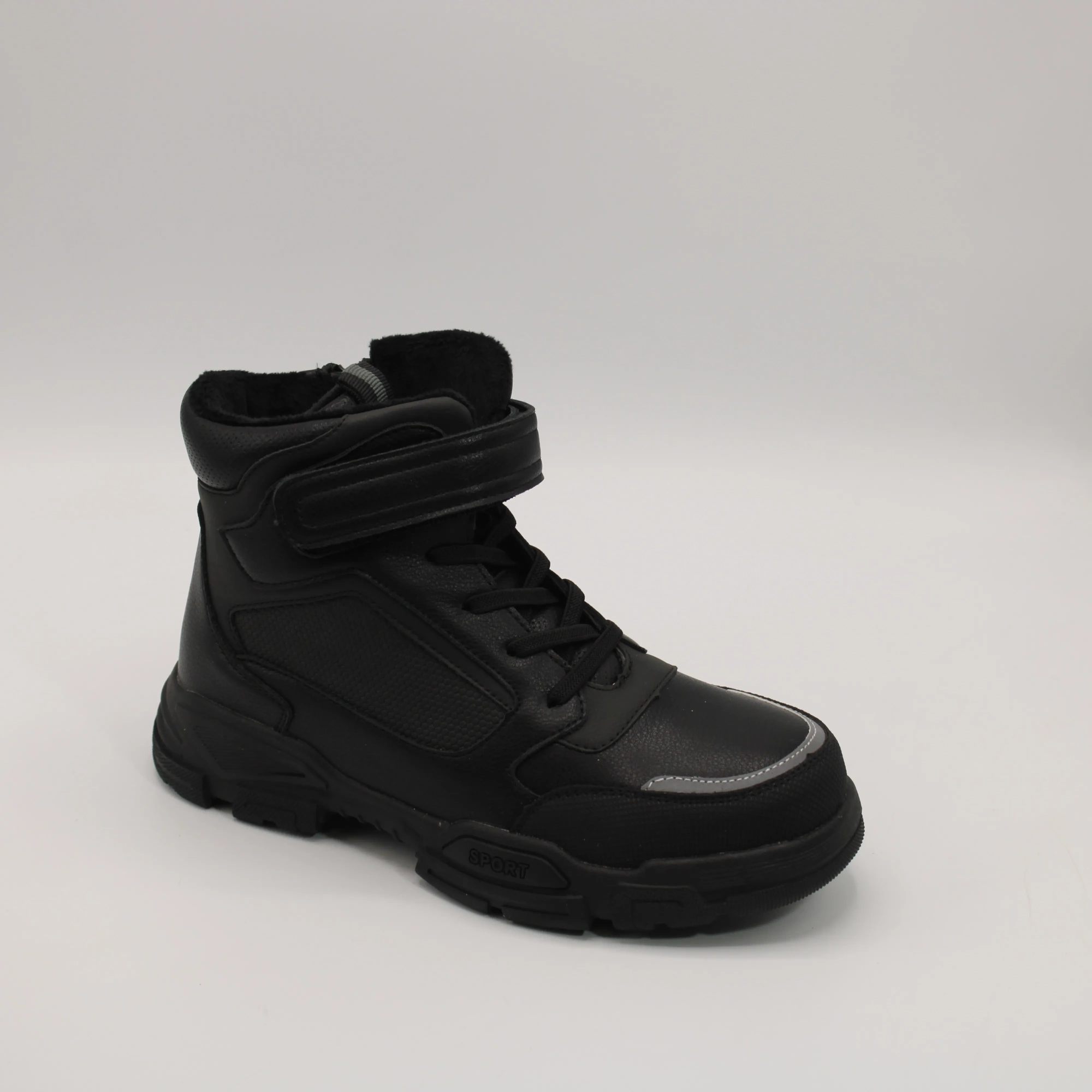 Детские ботинки черного цвета BESSKY BS06-1713