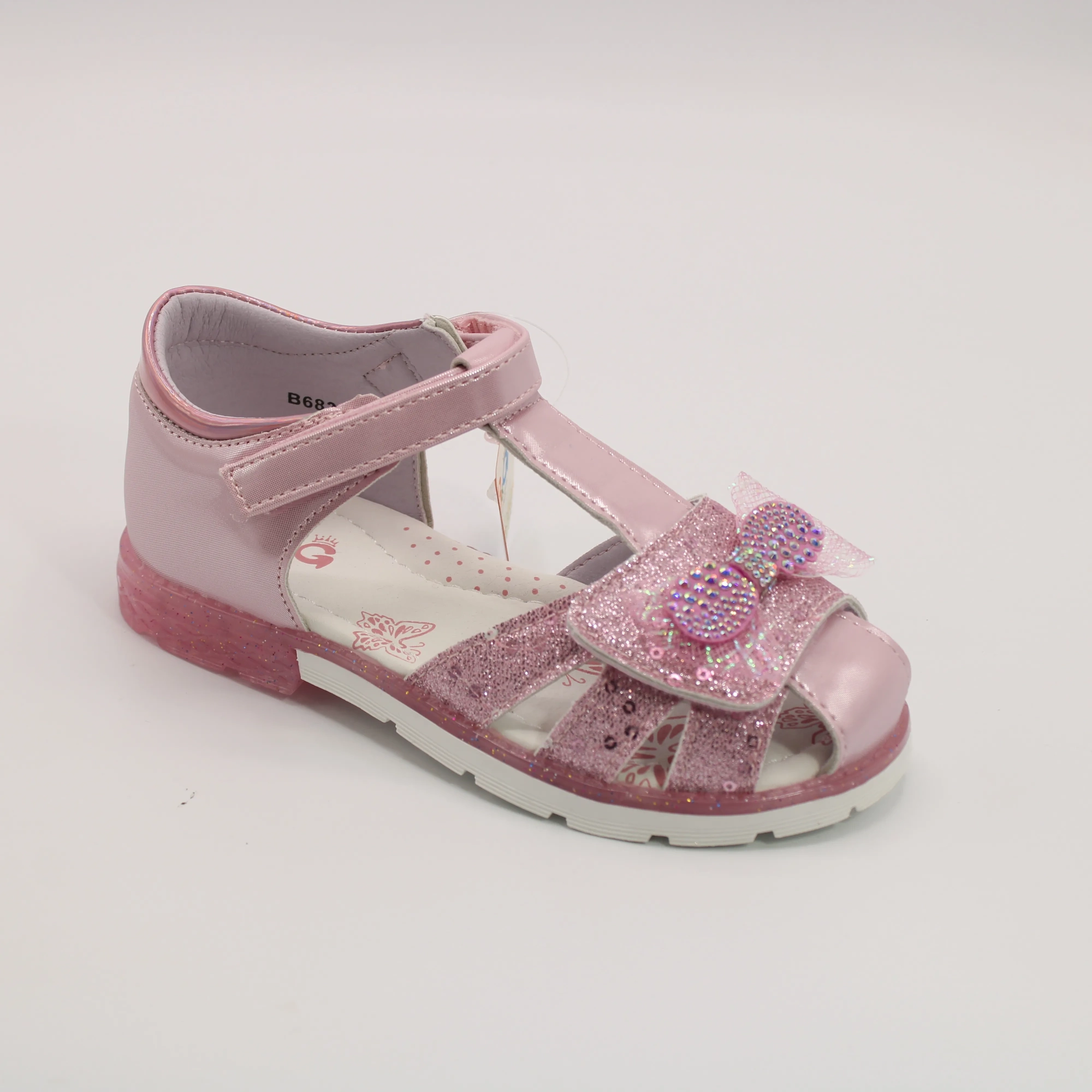 Детские босоножки розового цвета BOYS AND GIRLS BS06-1086