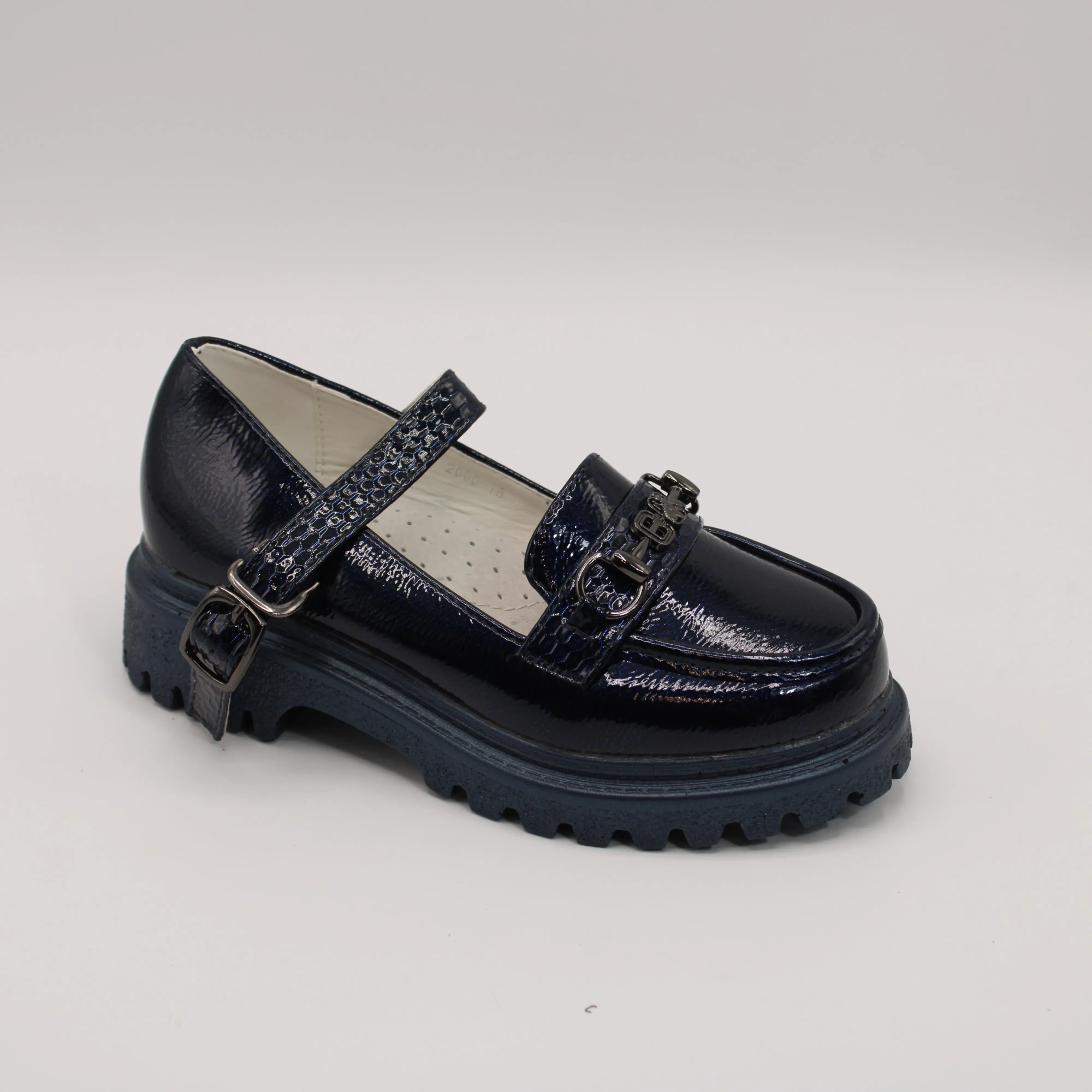 Детские туфли синего цвета MEITESI BS03-3351