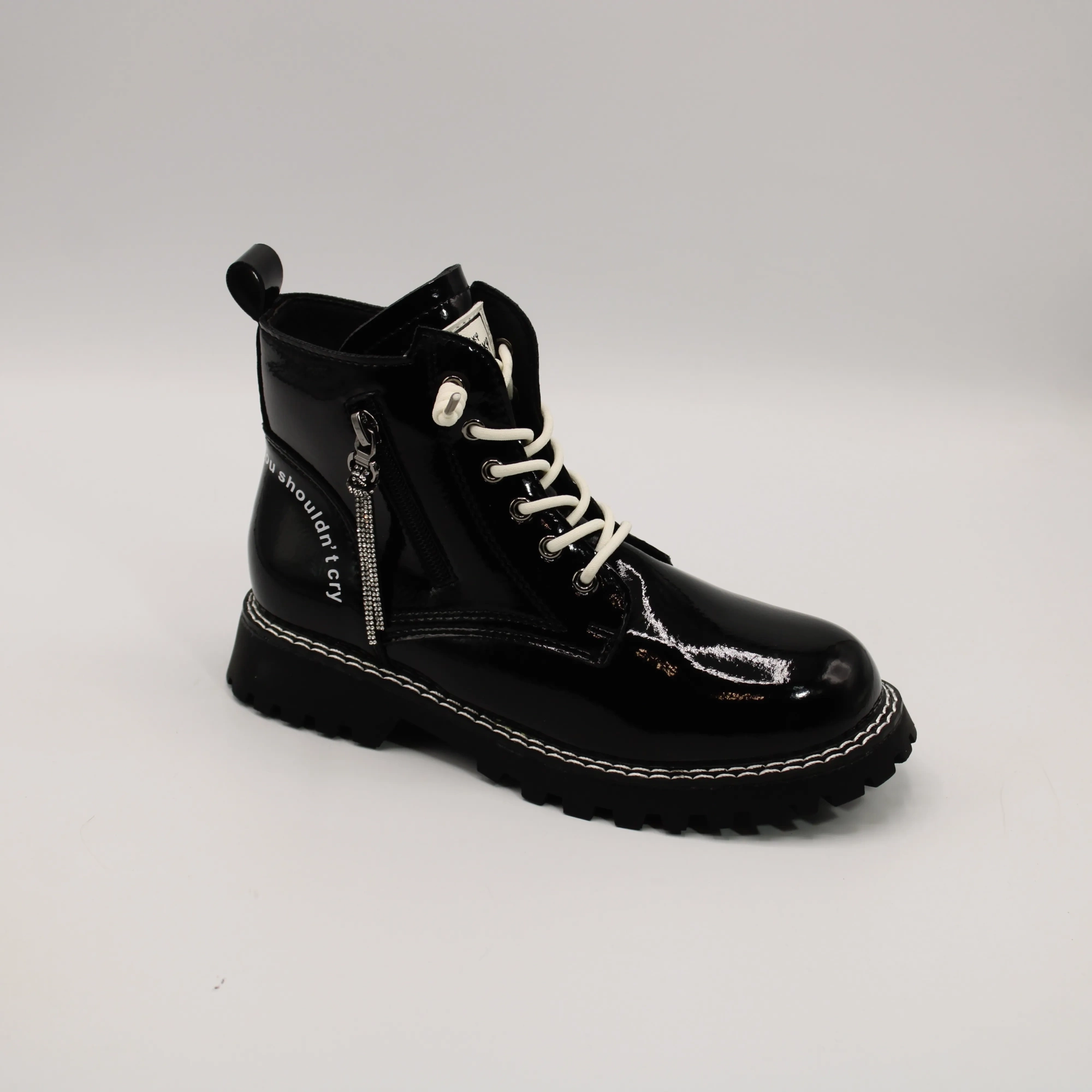 Детские ботинки черного цвета BESSKY BS03-3461