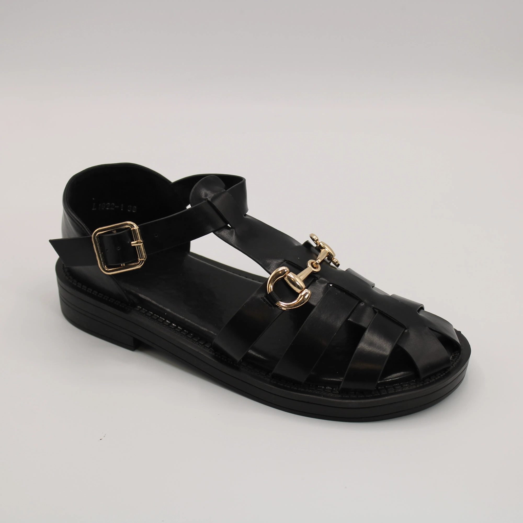 Женские босоножки черного цвета DINO ALBAT BS02-1447