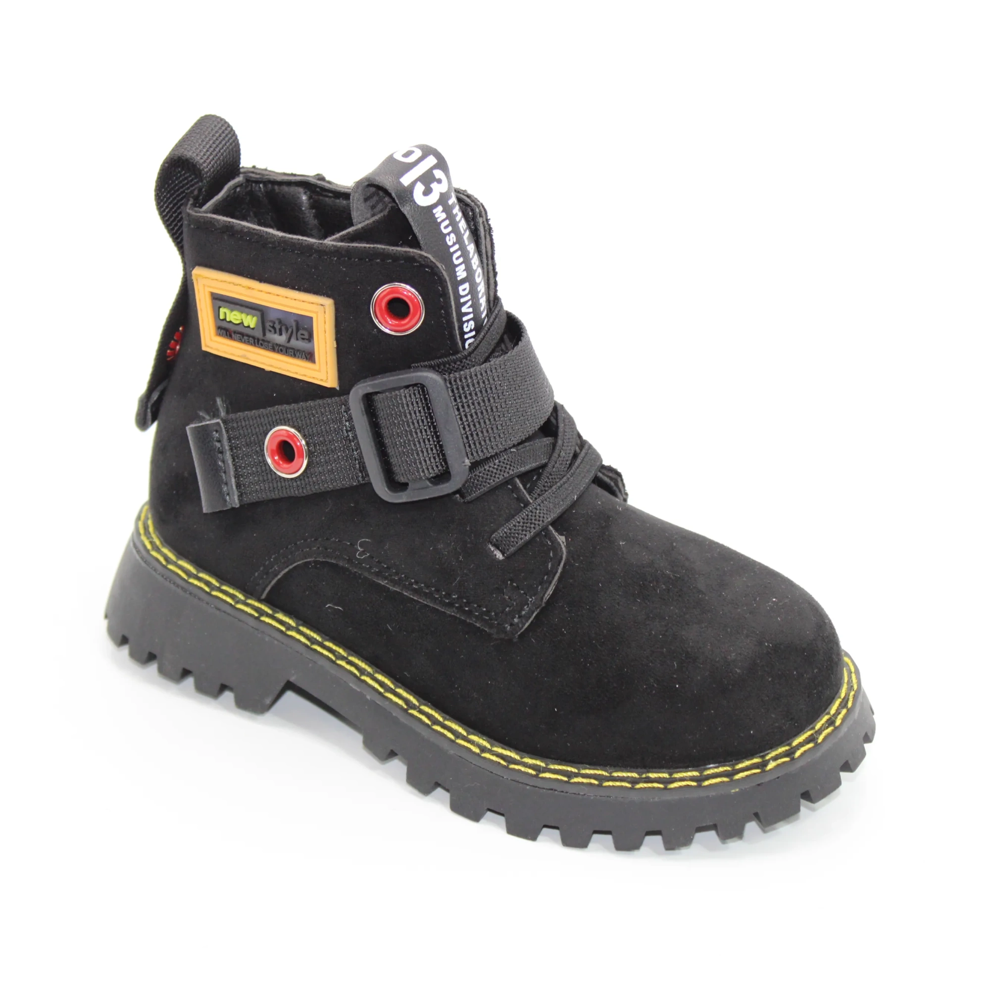 Детские ботинки черного цвета BESSKY BS03-2773