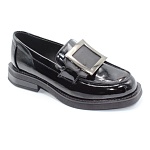 Женские весенние туфли черного цвета AIMOSI BS02-1100