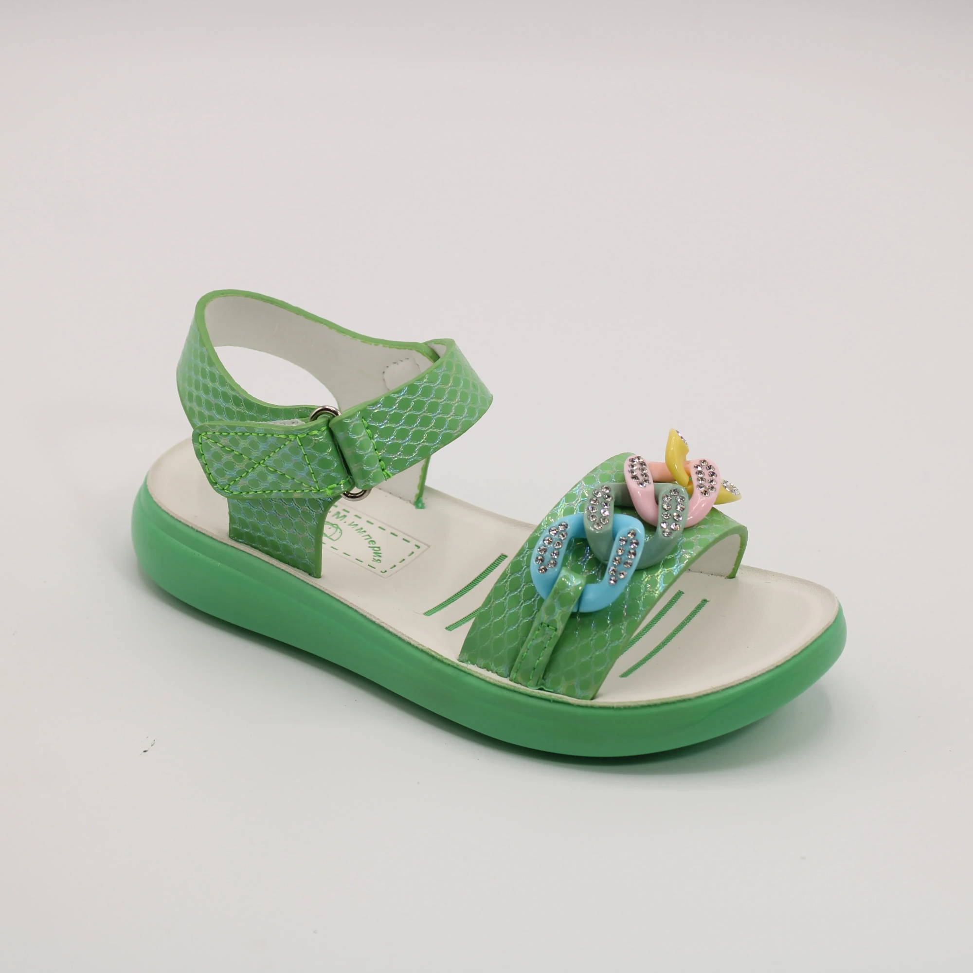 Детские босоножки зеленого цвета Д.ИРИНА&М.ИМПЕРИЯ BS03-2969