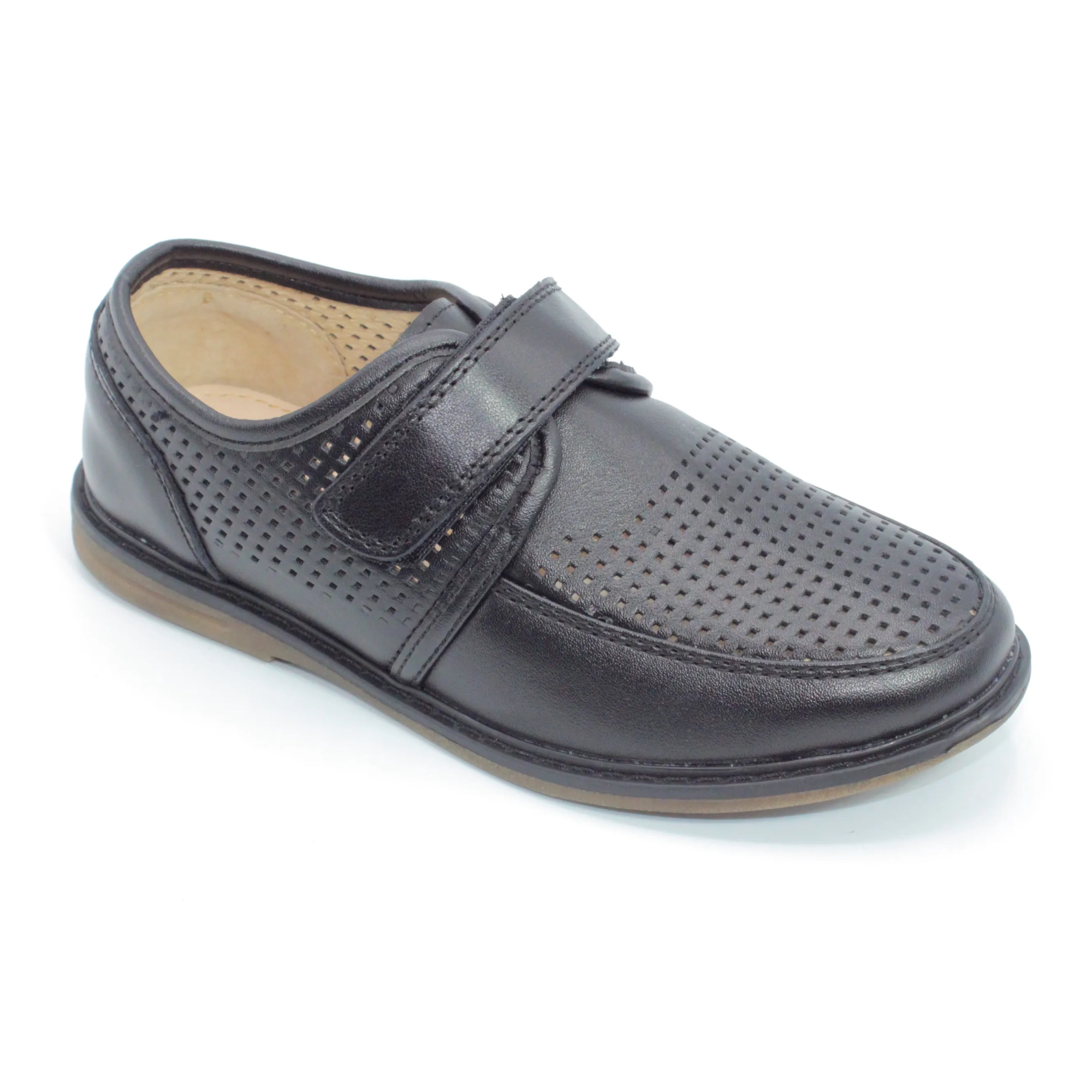 Детские туфли черного цвета ОРЛЁНОК BS03-2707