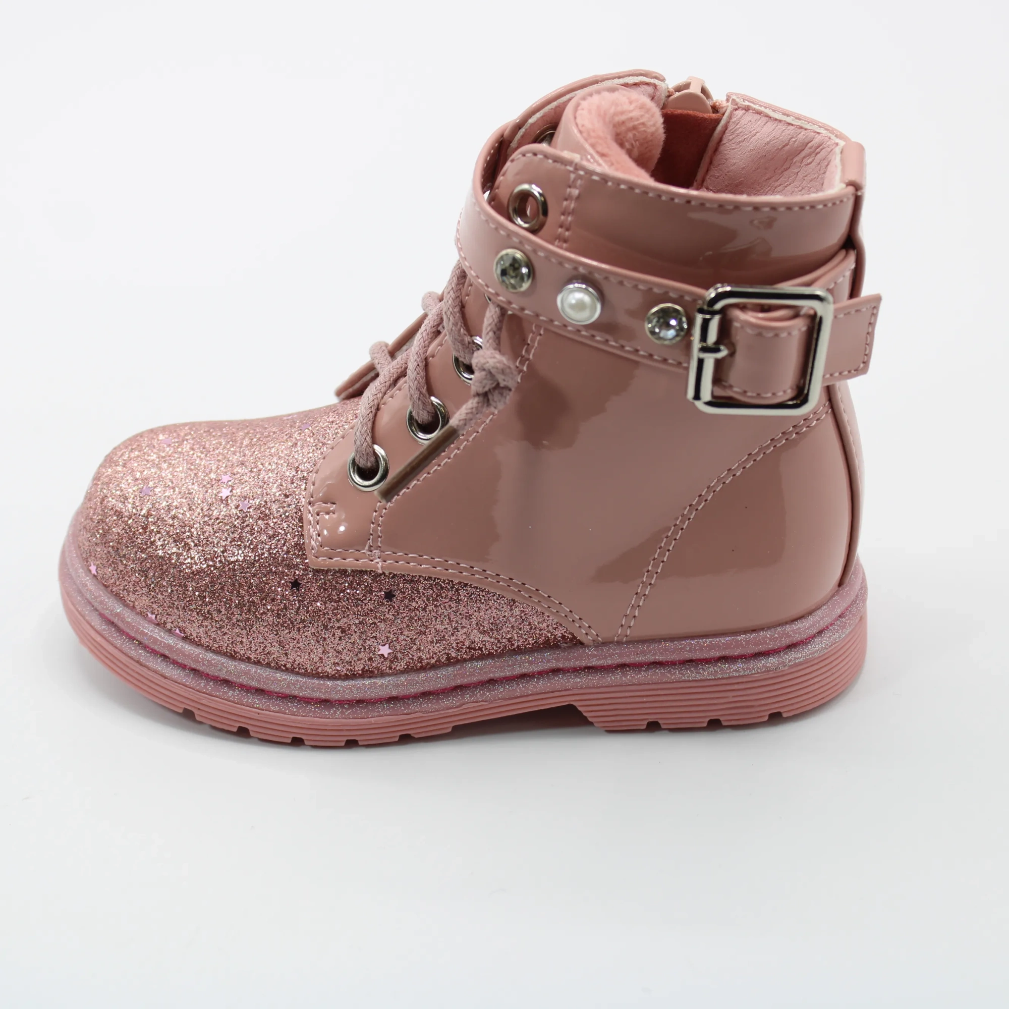 Детские осенние ботинки розового цвета СКАЗКА BS03-2375