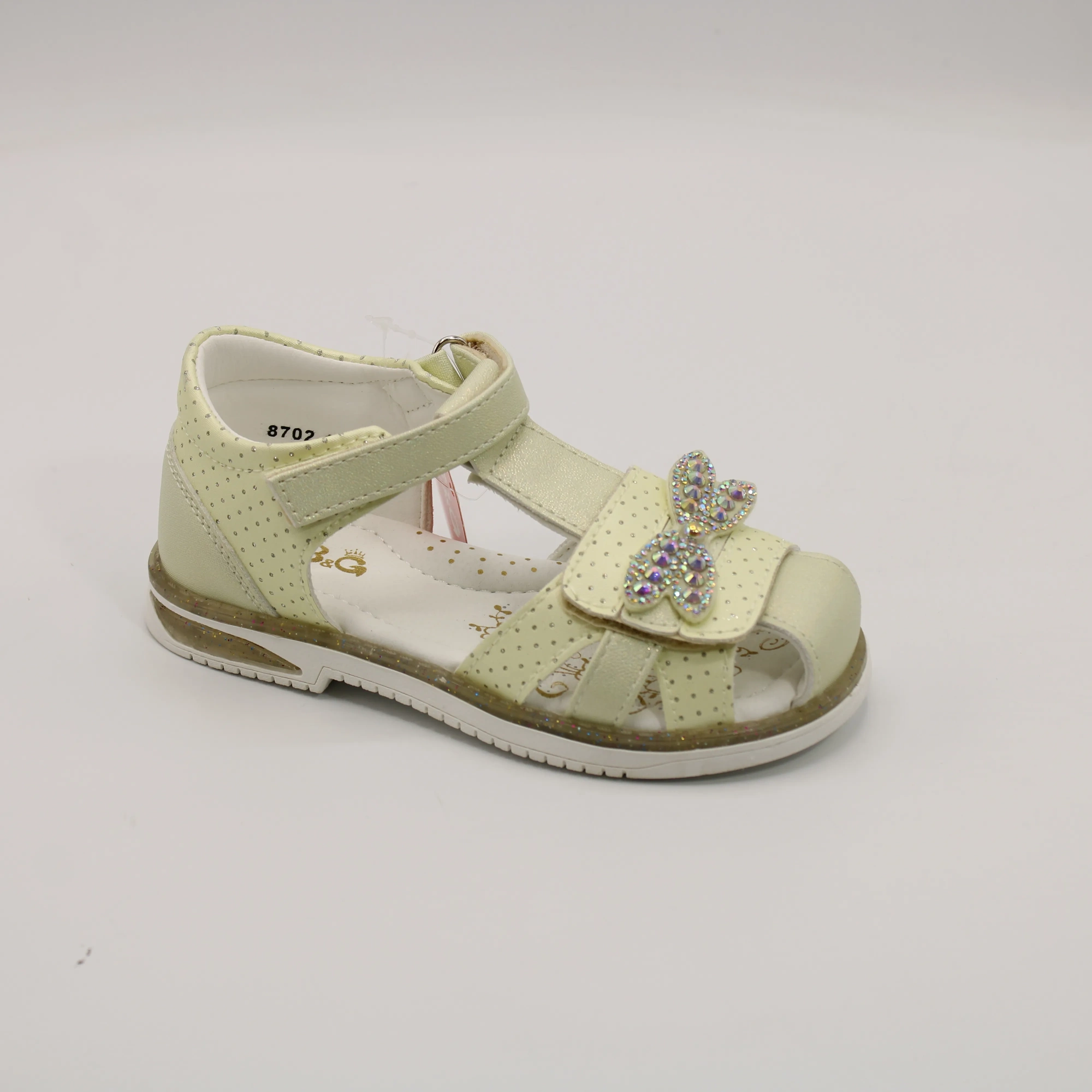 Детские босоножки желтого цвета BOYS AND GIRLS BS03-3317